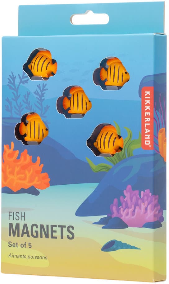 Kikkerland Magnete Fische 5er Pack