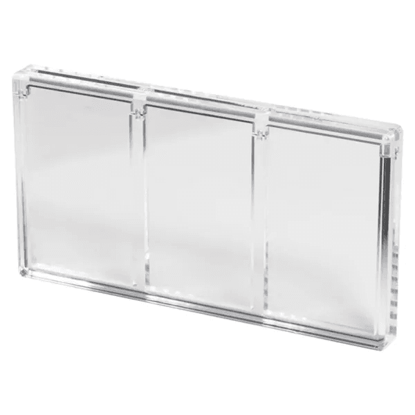 The Acrylic Box 3-Slot PSA Display Case für 3 Graded Cards