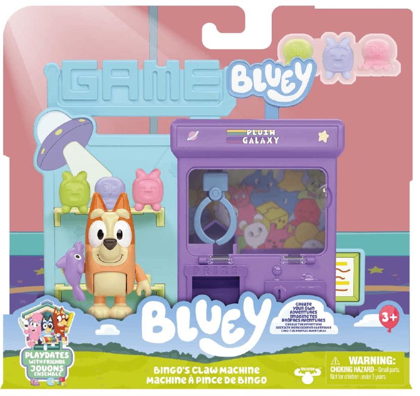 Bluey Mini-Spielset Der Greif-Automat mit Bingo-Figur