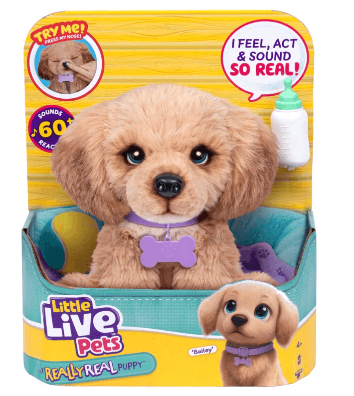 Little Live Pets My Really Real Puppy Dackel interaktiver Plüschwelpe
