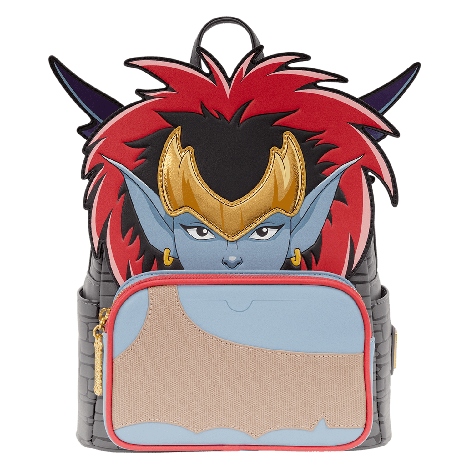 Loungefly Disney Gargoyles Demona Cosplay Mini Backpack Rucksack Tasche offiziell lizenziert 26,6 cm