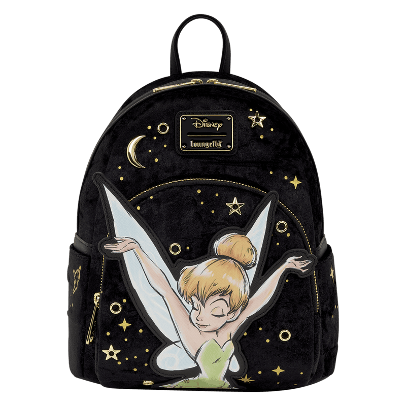 Loungefly Disney Tinker Bell Pixie Dust Velvet Mini Backpack