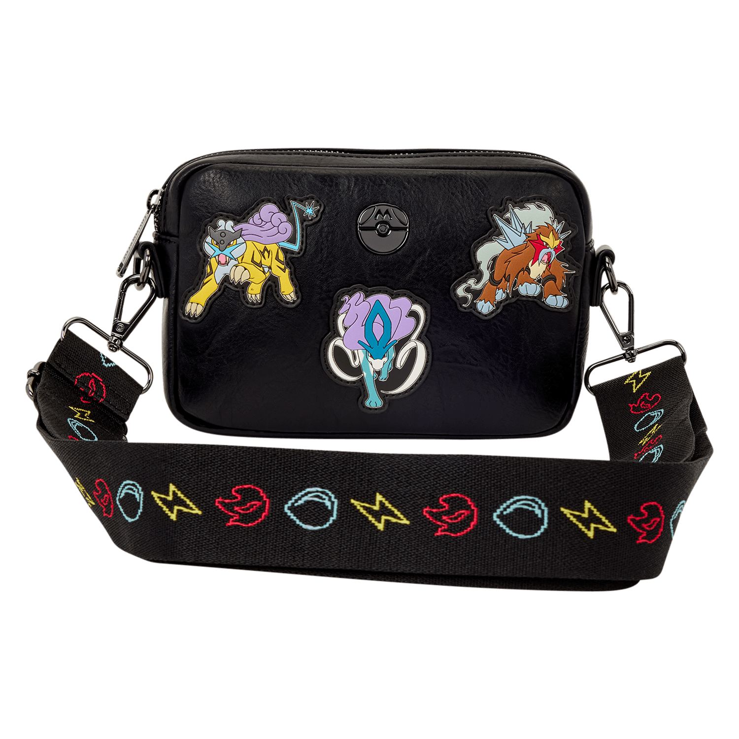 Loungefly Pokémon Legendary Beasts Sling Crossbody Bag mit Münztasche