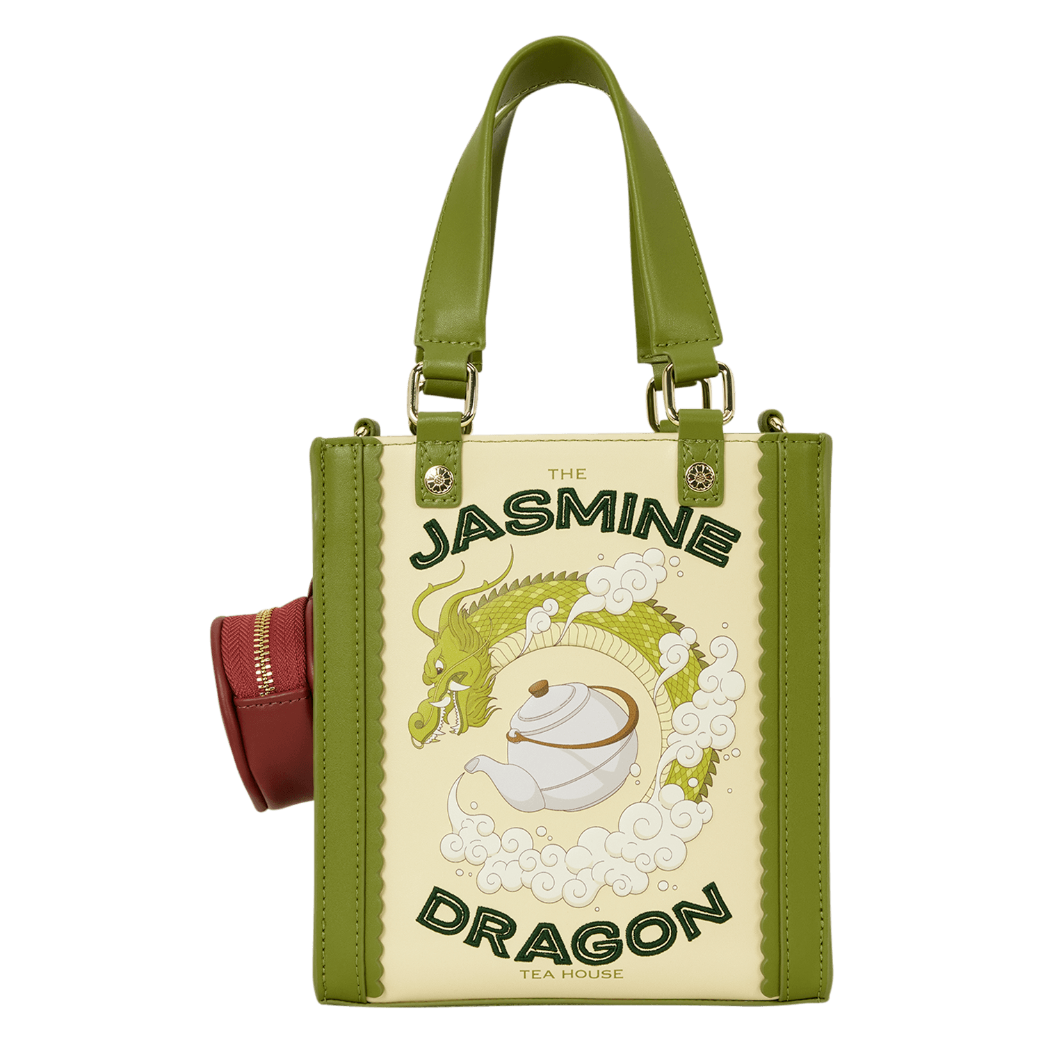 Loungefly Avatar: Der Herr der Elemente Jasmine Dragon Tragetasche mit Geldbörse
