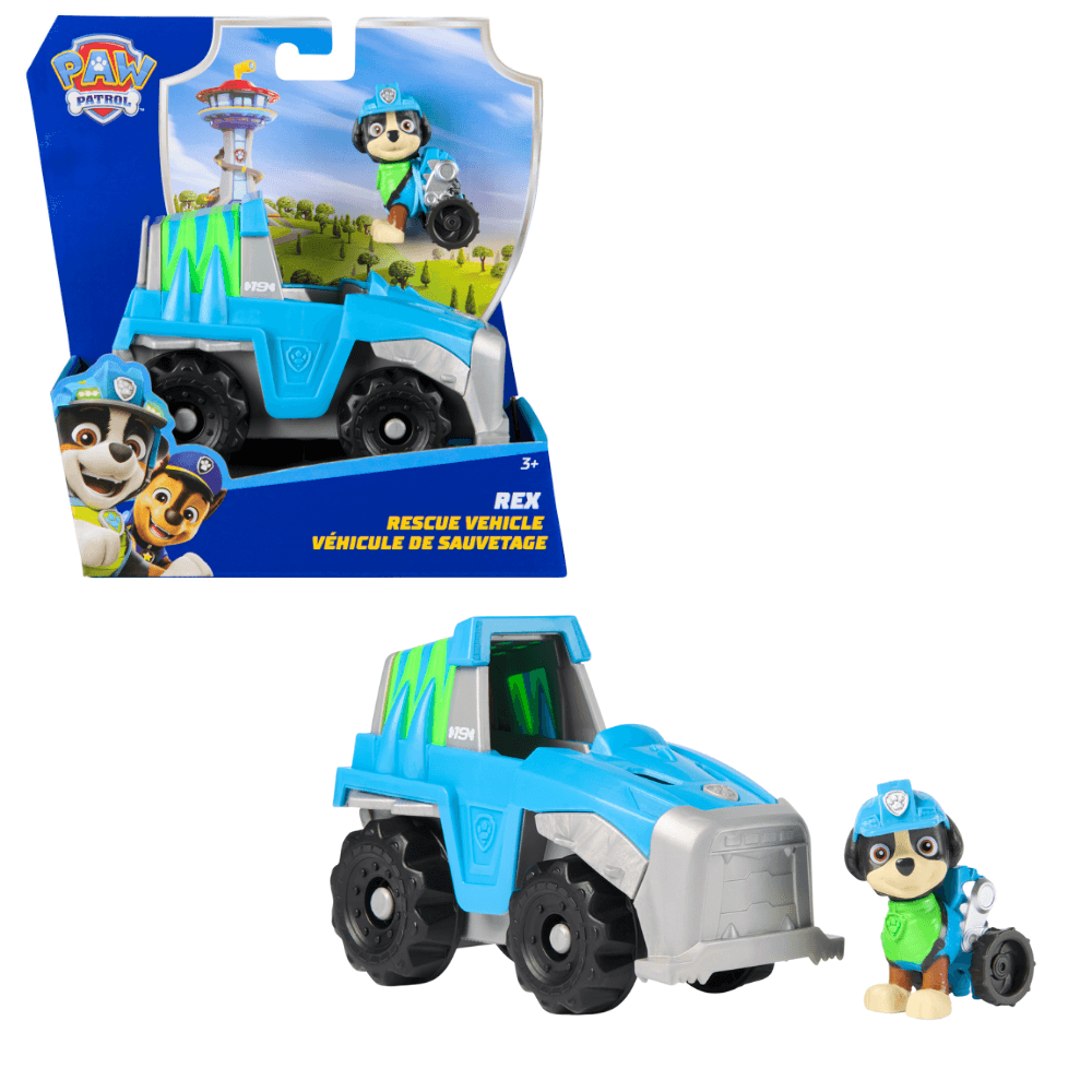 PAW Patrol Rex Dinosaurier-Rettungsfahrzeug mit Rex-Figur