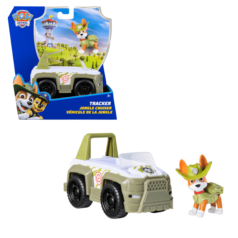 PAW Patrol Tracker Dschungel-Rettungsfahrzeug mit Tracker-Figur
