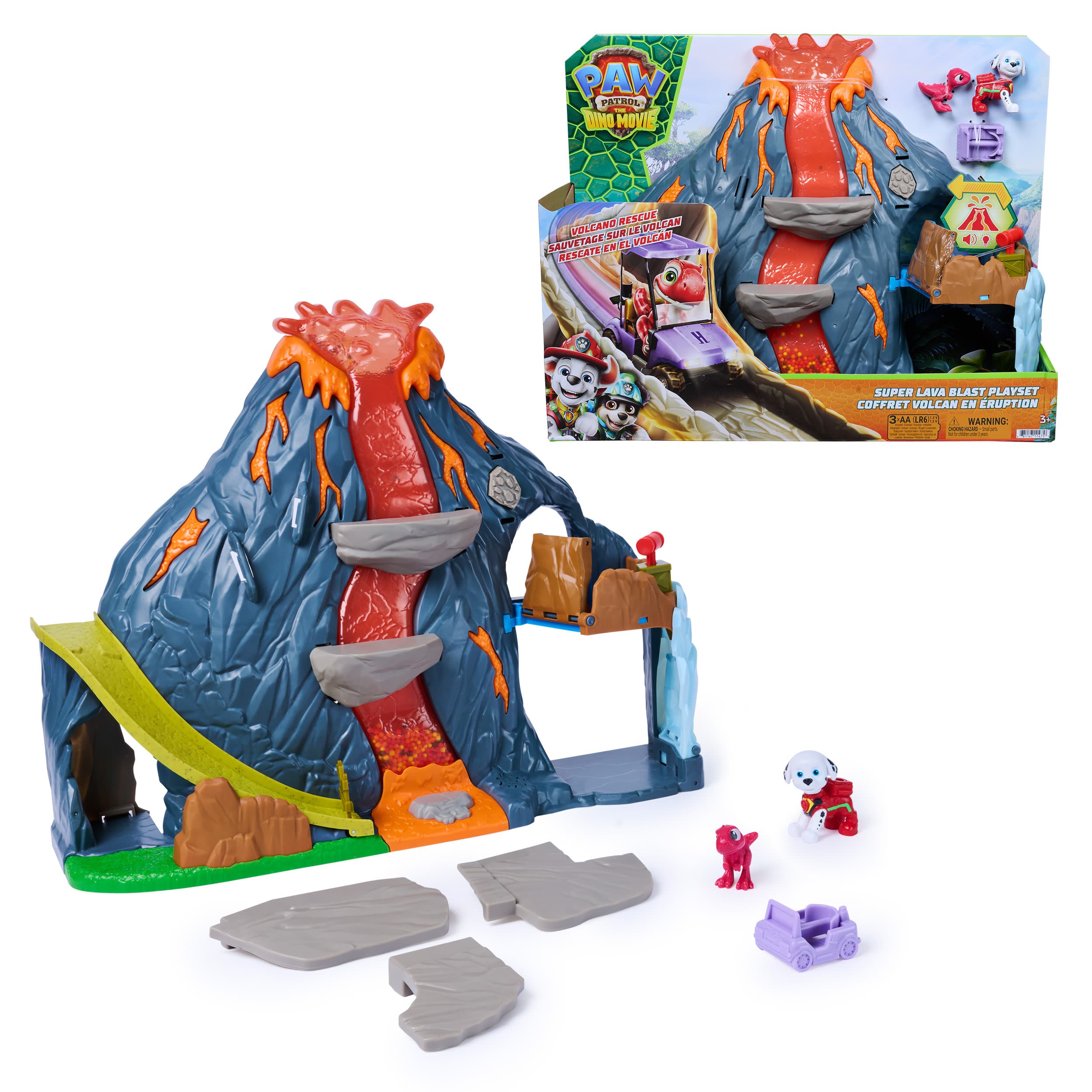 PAW Patrol: Der Dino Film, Super-Lava-Blast Vulkan-Spielset