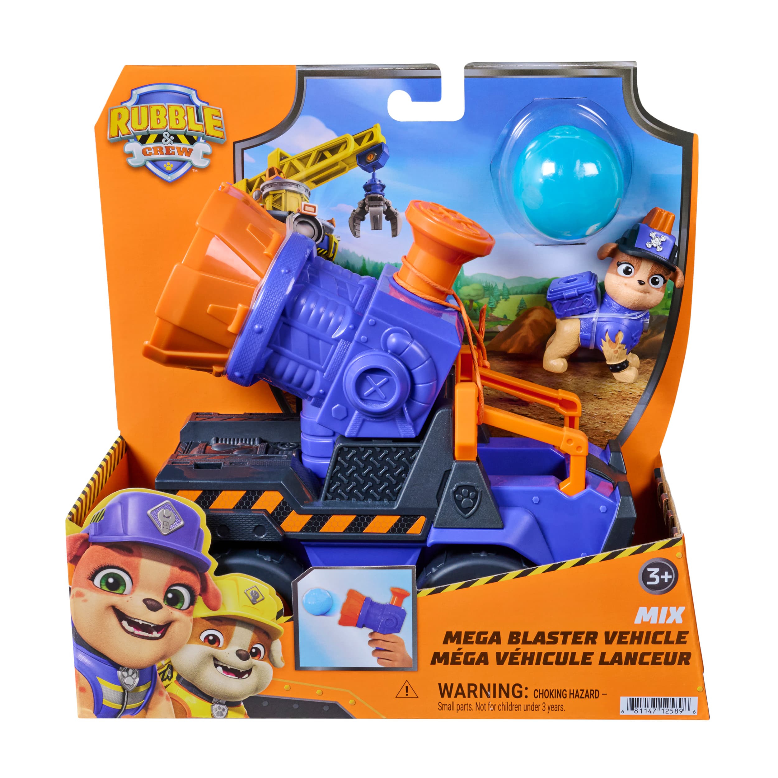PAW Patrol Rubble & Crew Mixs Mega Blaster Fahrzeug