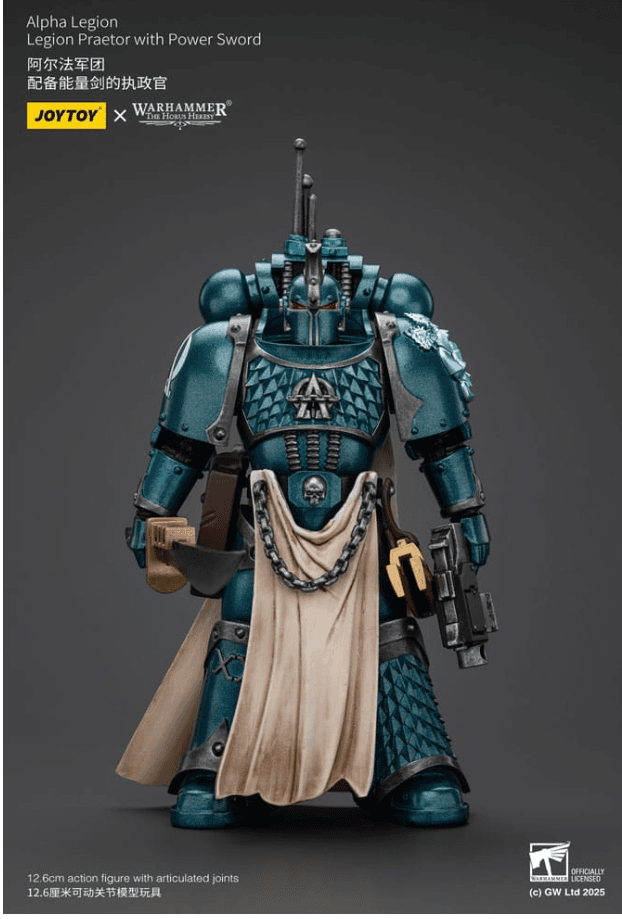 Warhammer The Horus Heresy Actionfigur Alpha Legion Praetor with Power Sword 20 cm