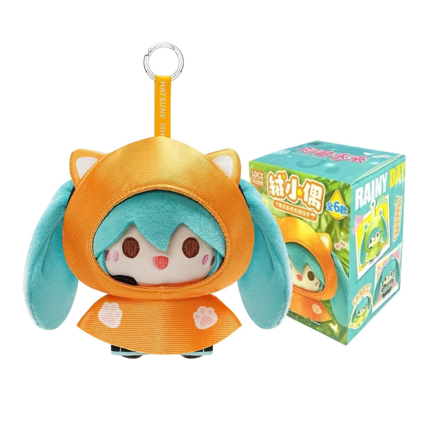 LING DONG Hatsune Miku-Raining Day Plush Series - Figur in Blind Box