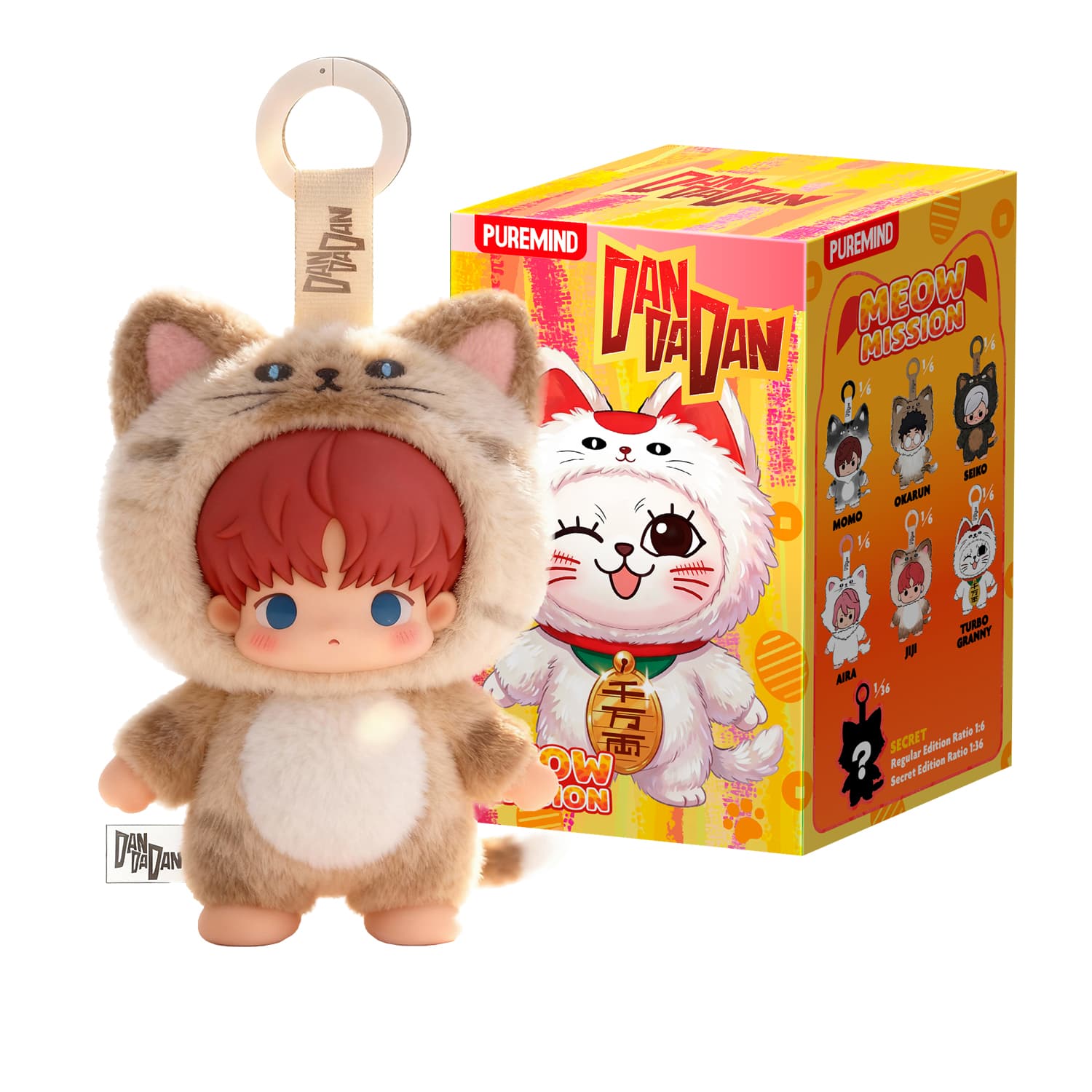 Puremind DAN DA DAN Vinyl Plush Meow Mission - Figur in Blind Box