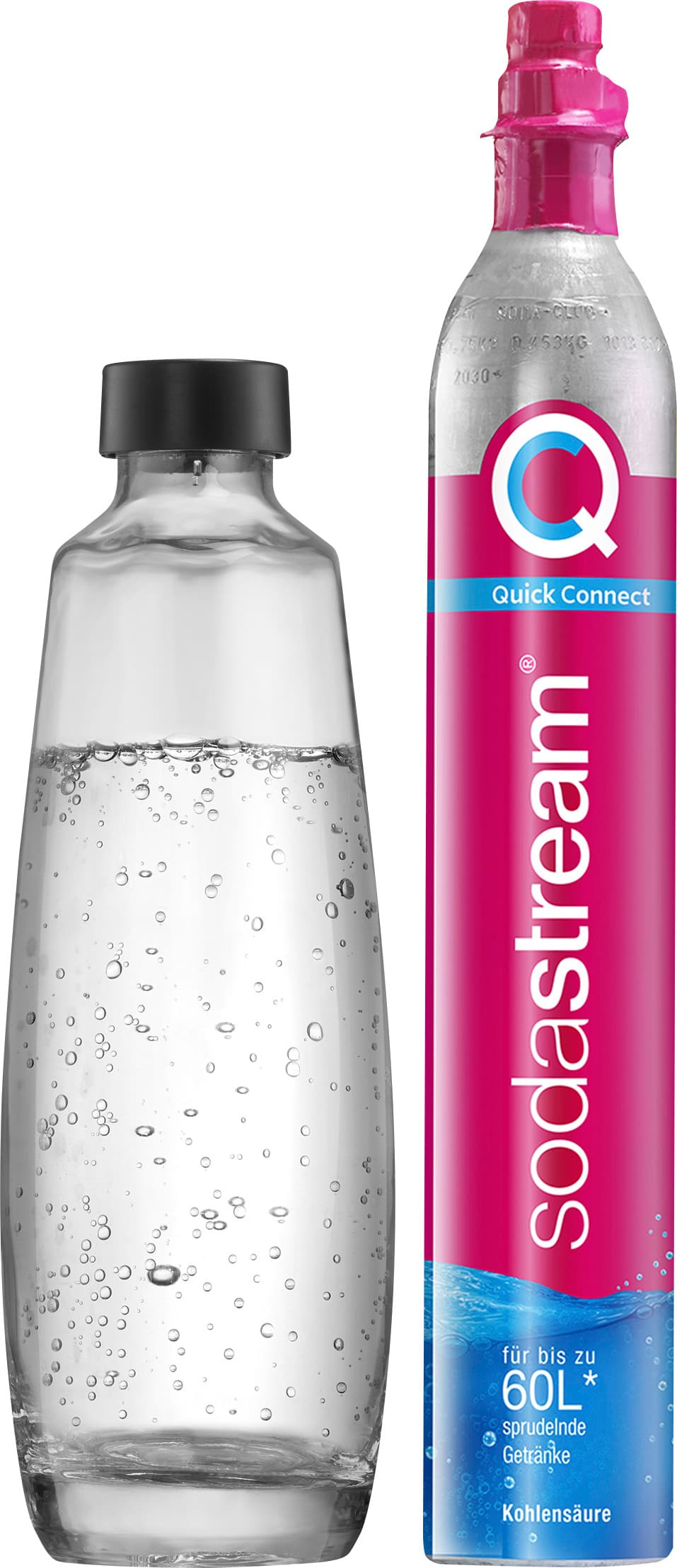 SodaStream® QC Reservezylinder + Glasflasche 1l