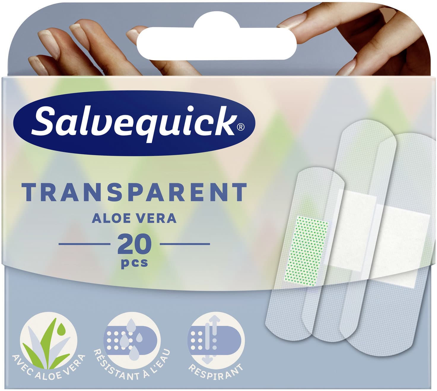 Salvequick Pflaster Transparent mit Aloe Vera
