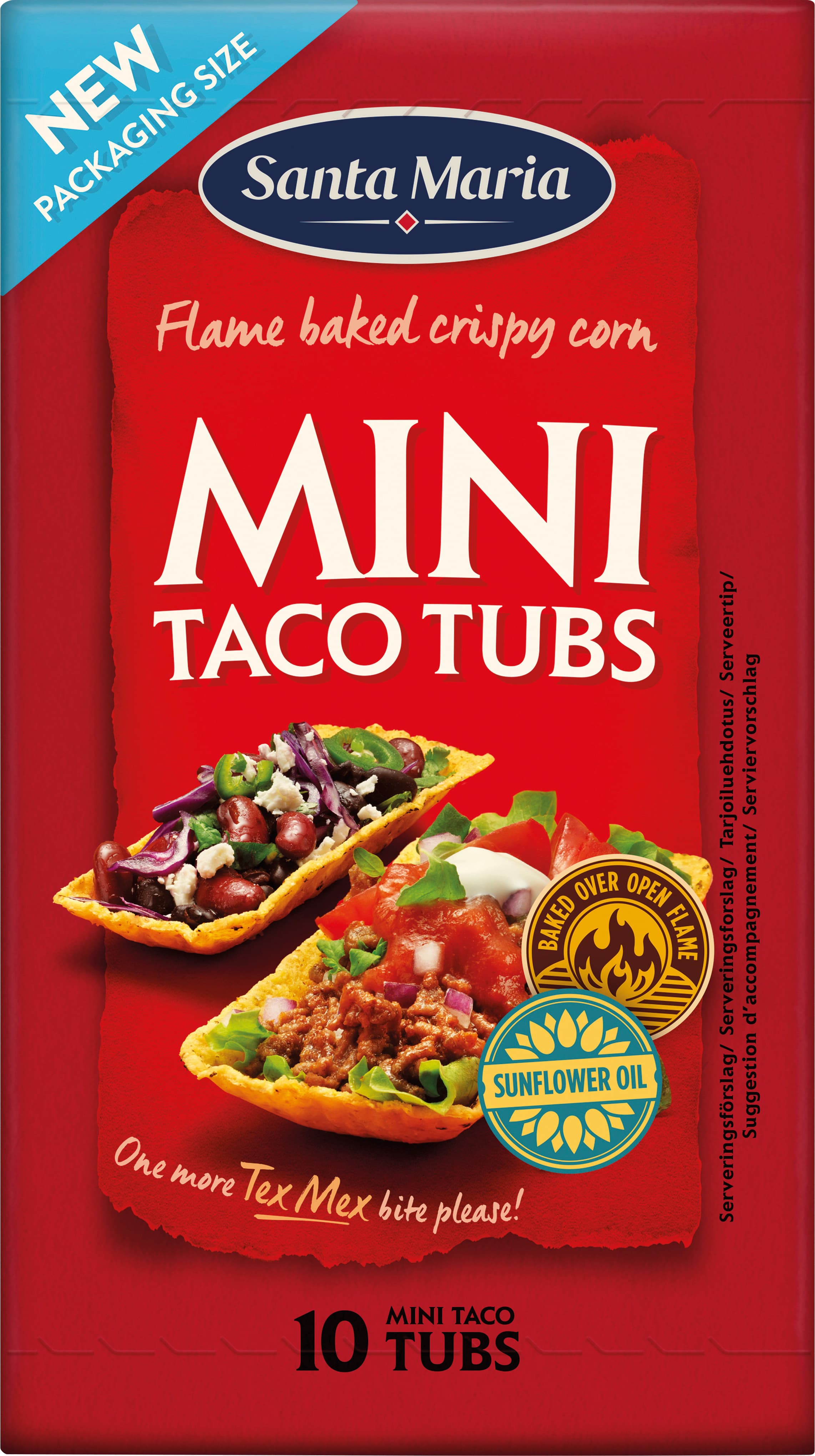Santa Maria Mini Taco Tubs