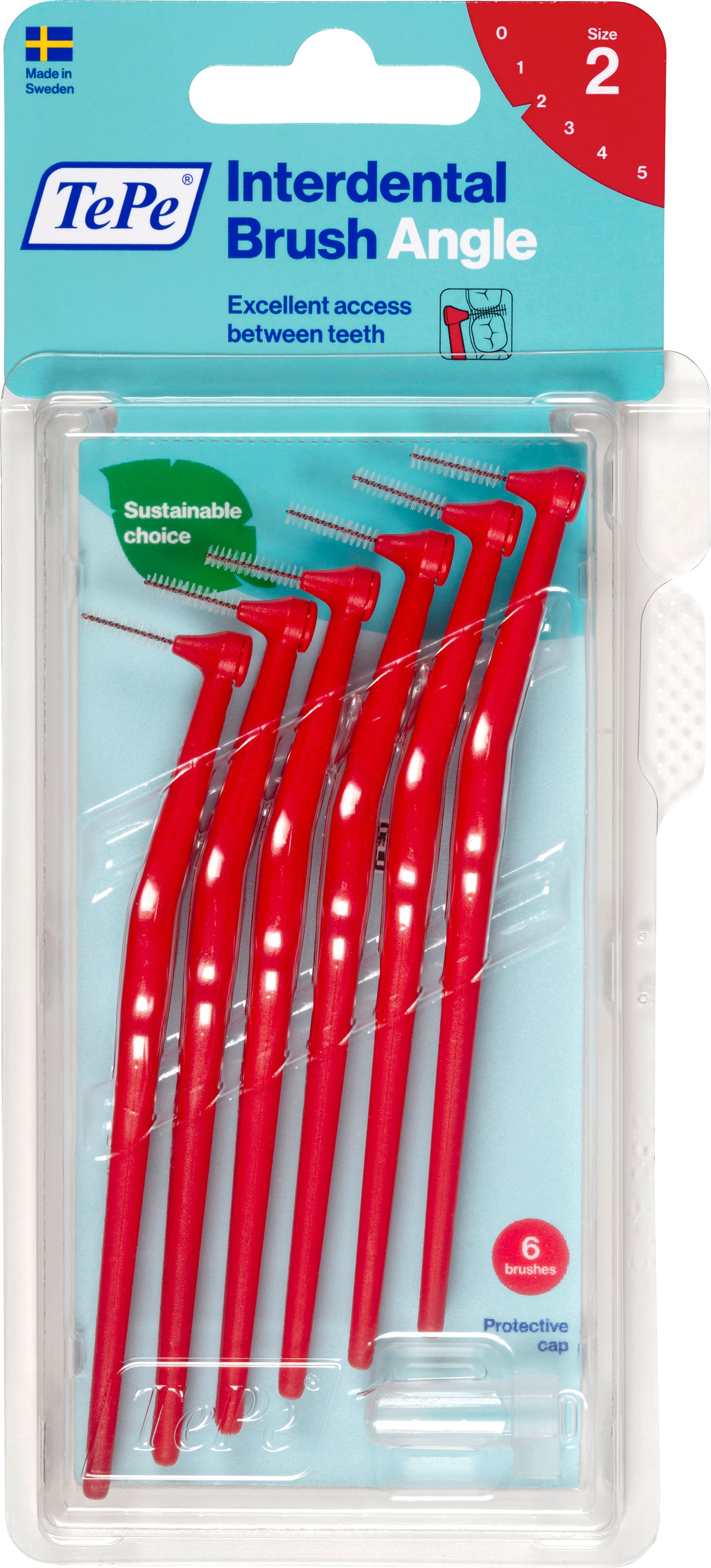 Cepillo interdental Tepe Ángulo 0,5 mm Tamaño 2