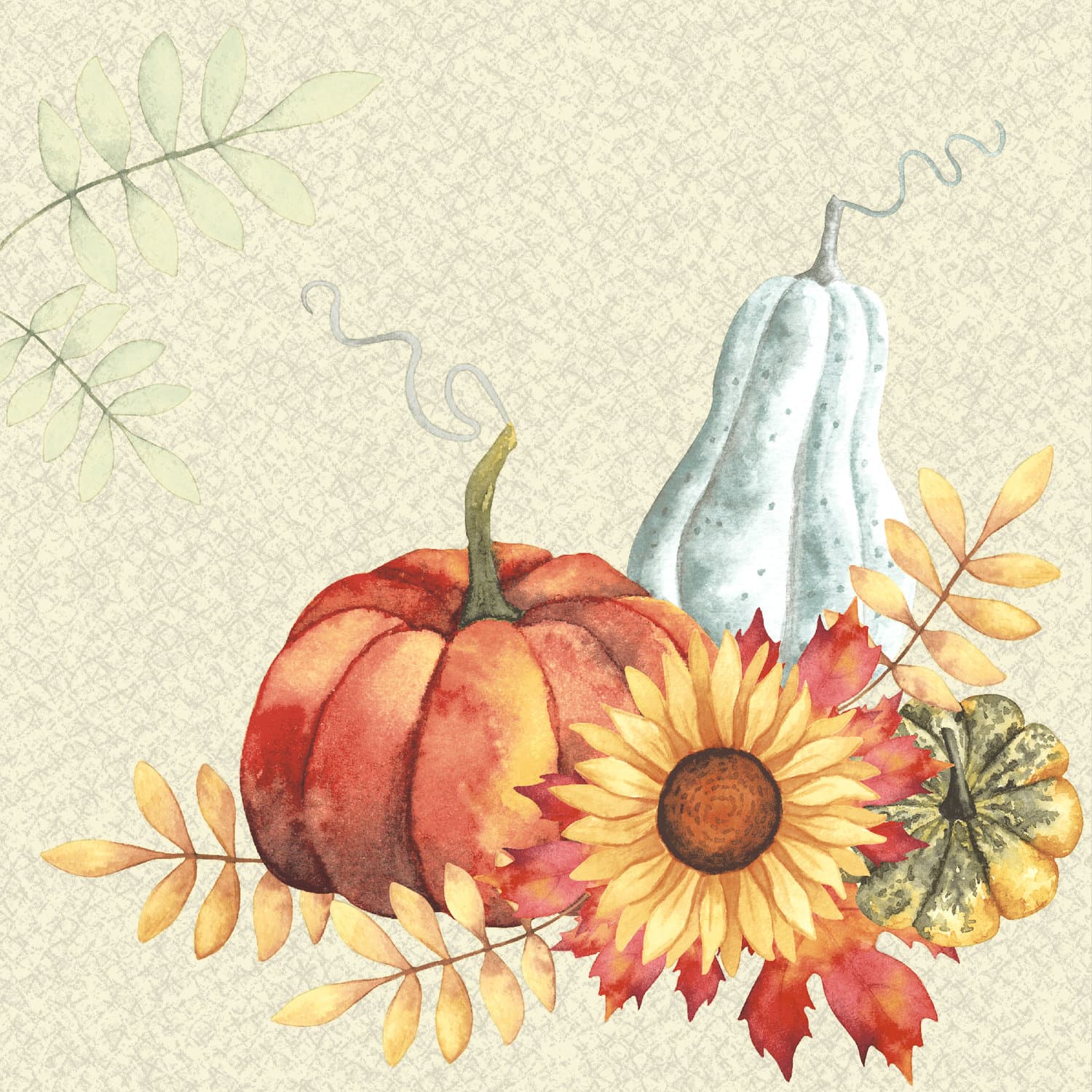 Paper + Design Servietten Pumpkin Bliss 33x33cm