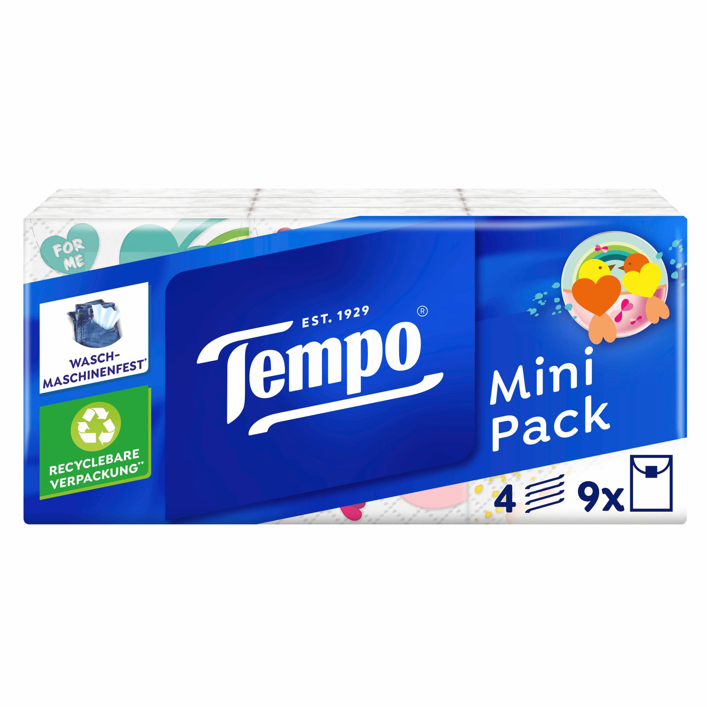 Tempo Taschentücher Mini Pack