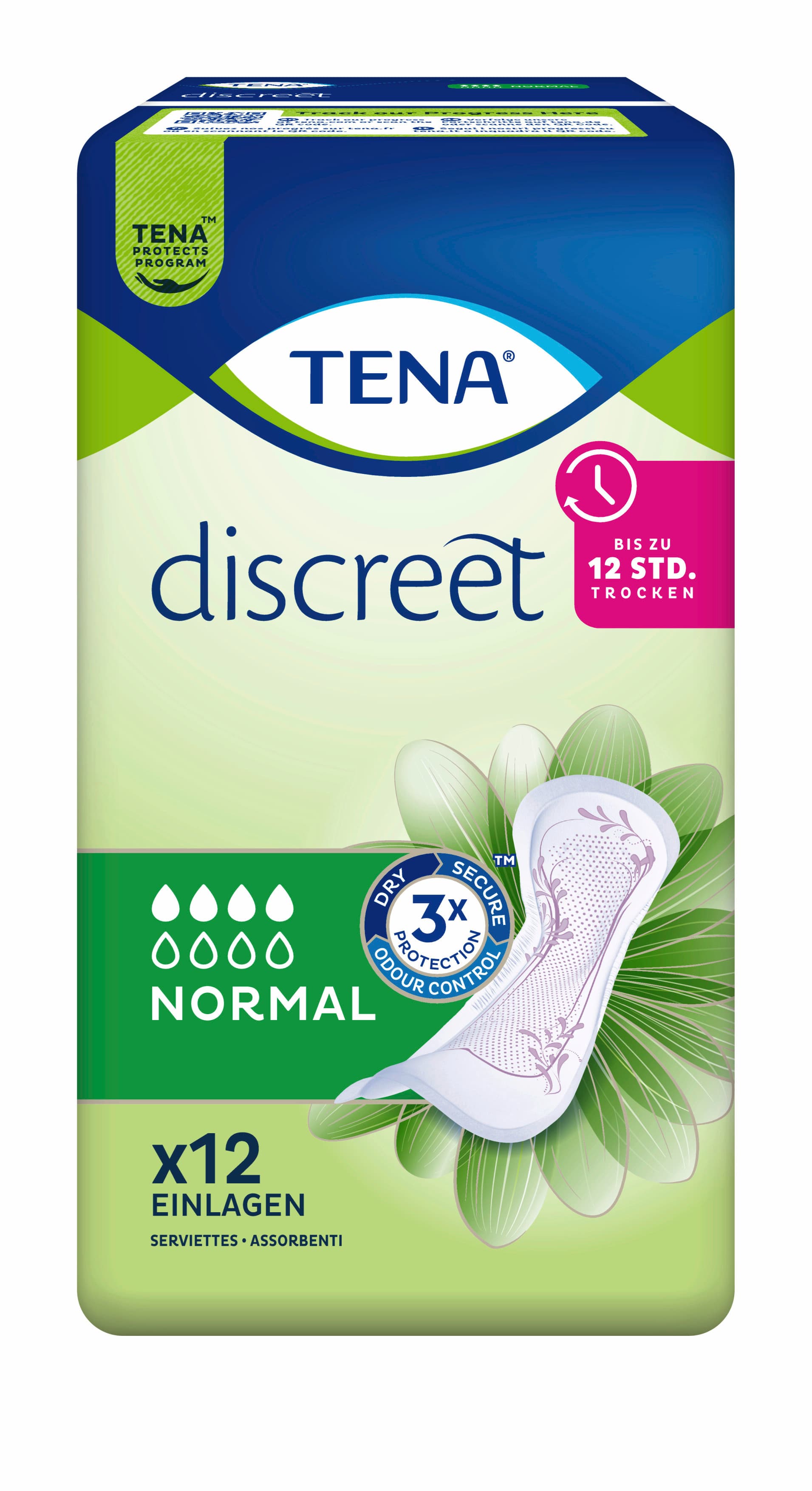 TENA discreet normal Slipeinlagen