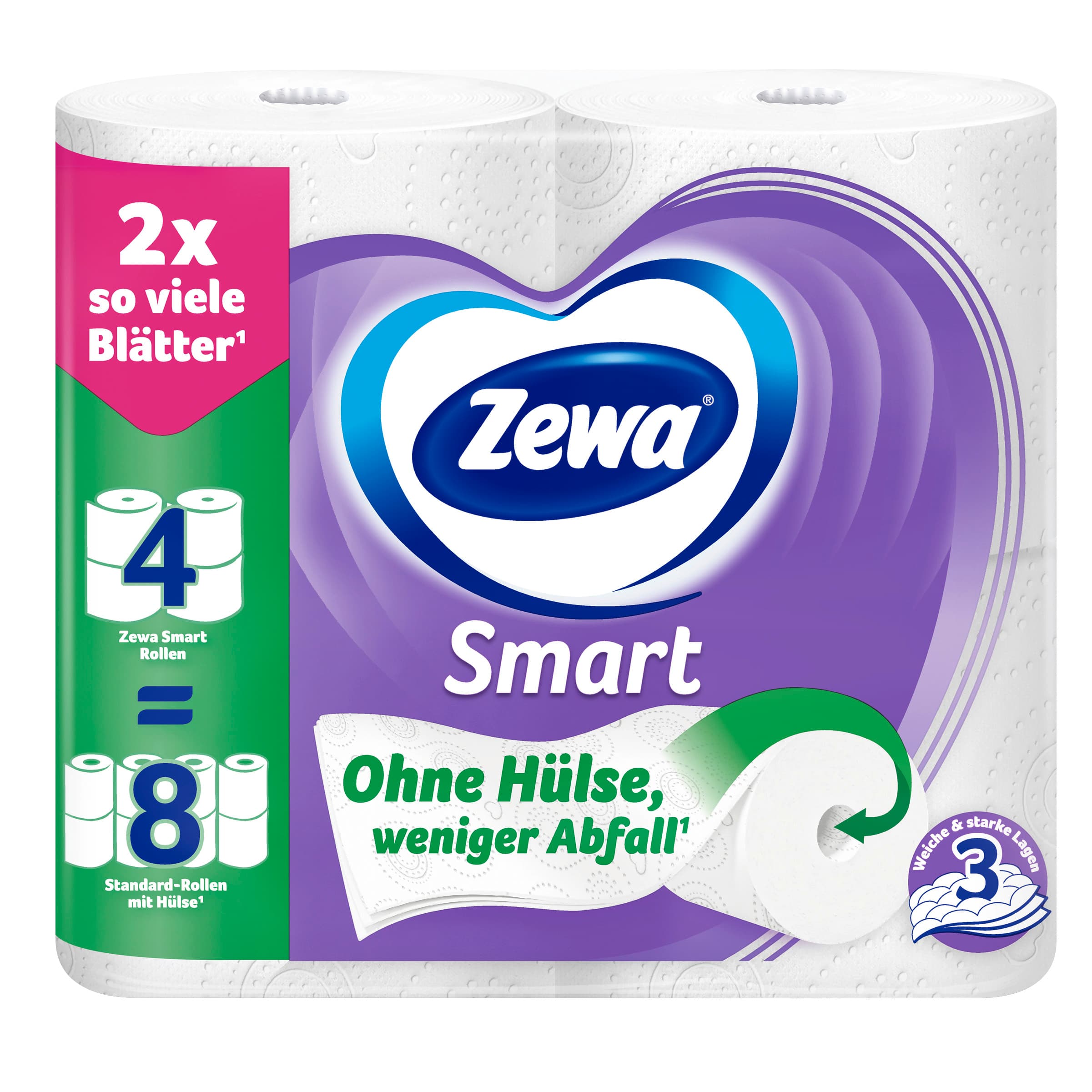 Zewa Smart Toilettenpapier 4x300 Blatt