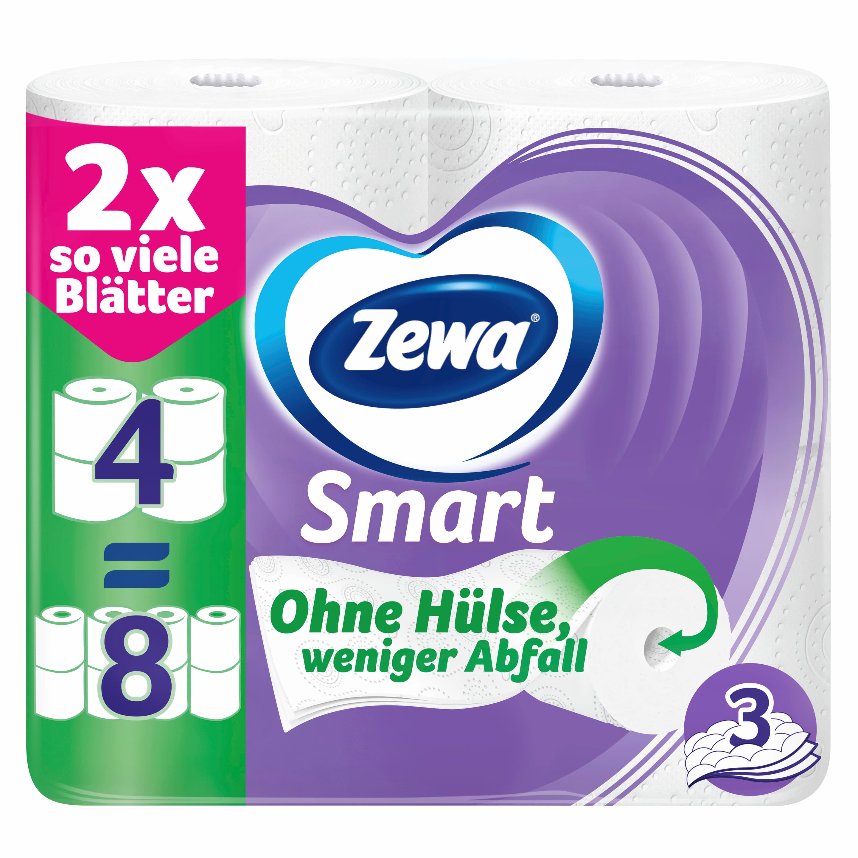 Zewa Smart Toilettenpapier 4x300 Blatt