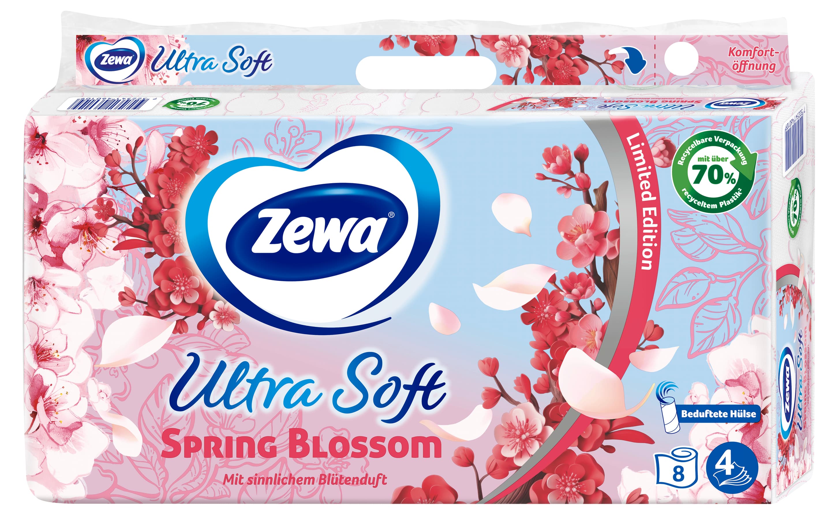 ZEWA Ultra Soft Toilettenpapier 4 Lagen