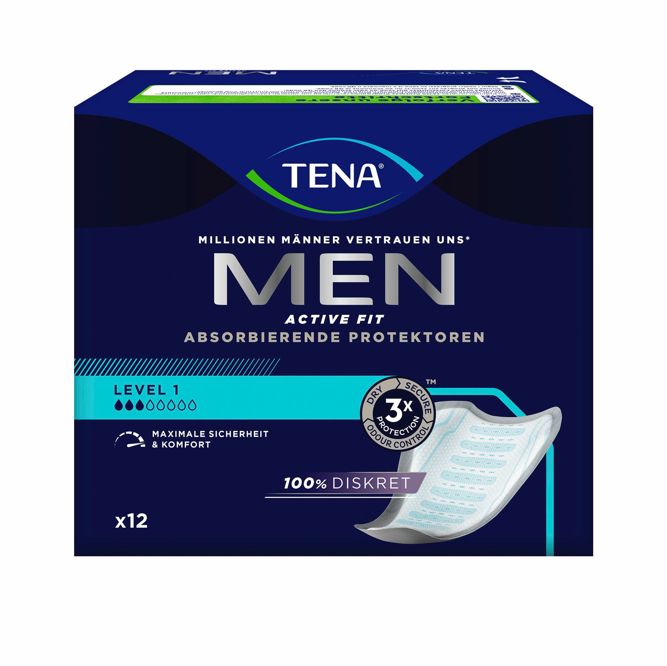 TENA MEN Active Fit Level 1 Inkontinenzeinlagen