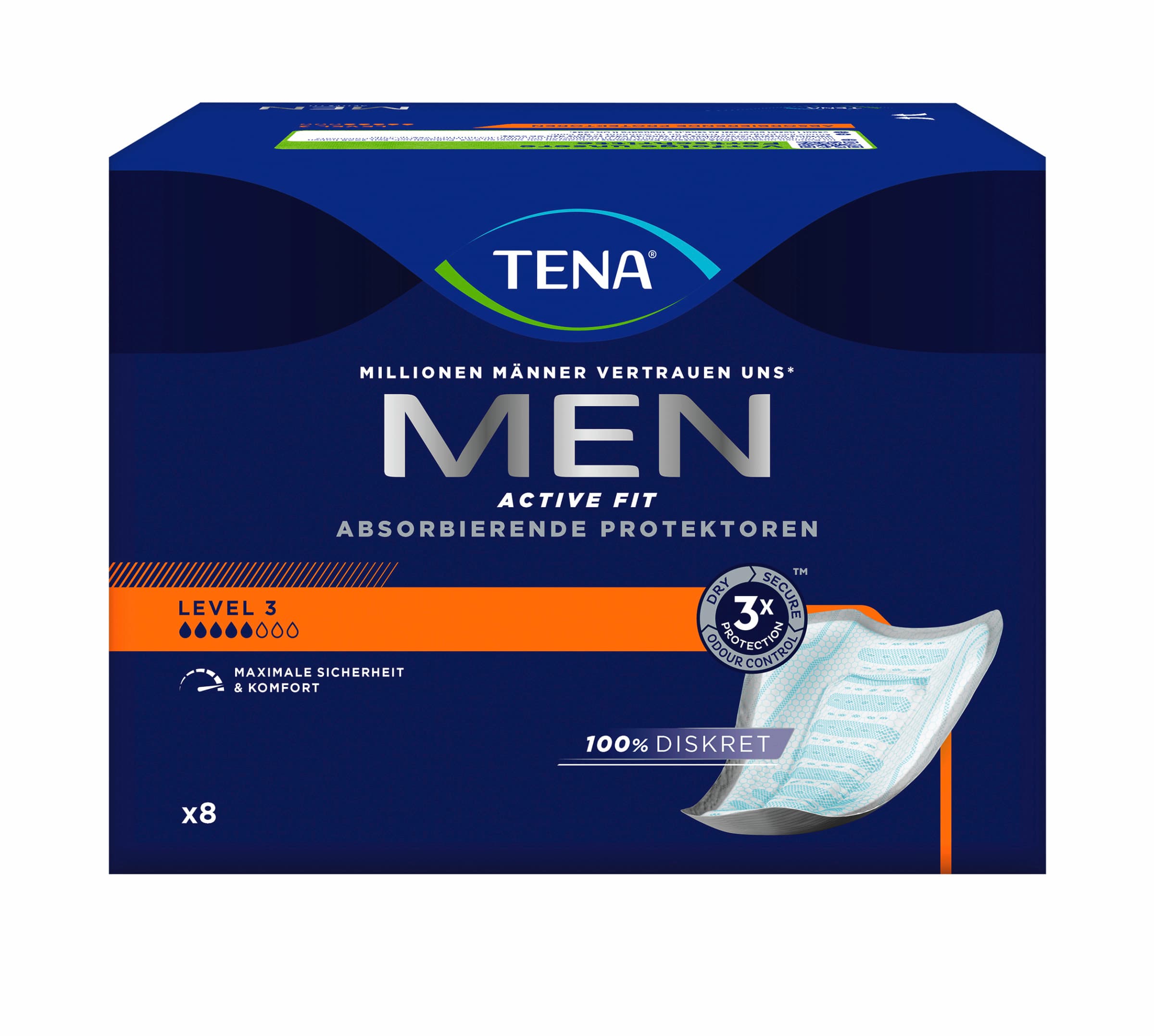 TENA MEN Active Fit Level 3 Inkontinenzeinlagen