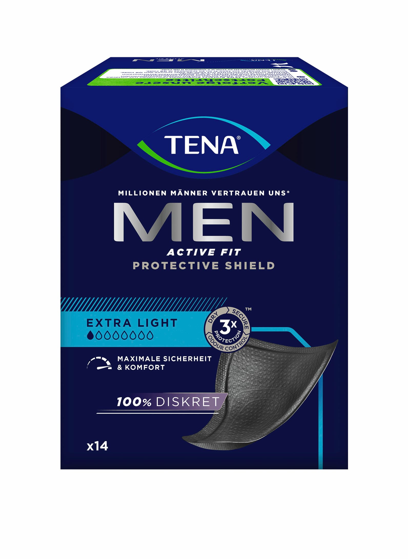 TENA MEN Active Fit Protective Shield Inkoninenz Einlagen