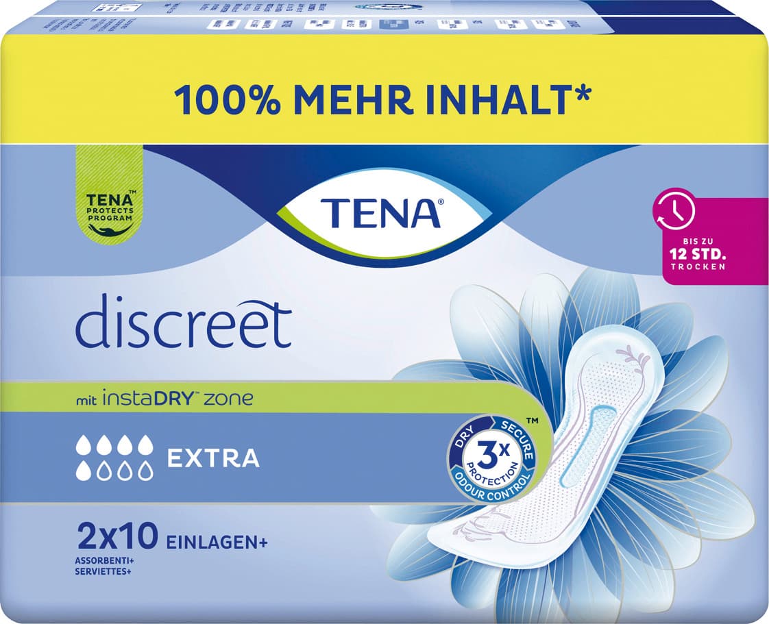 Tena discreet Extra Einlagen+ Doppelpack