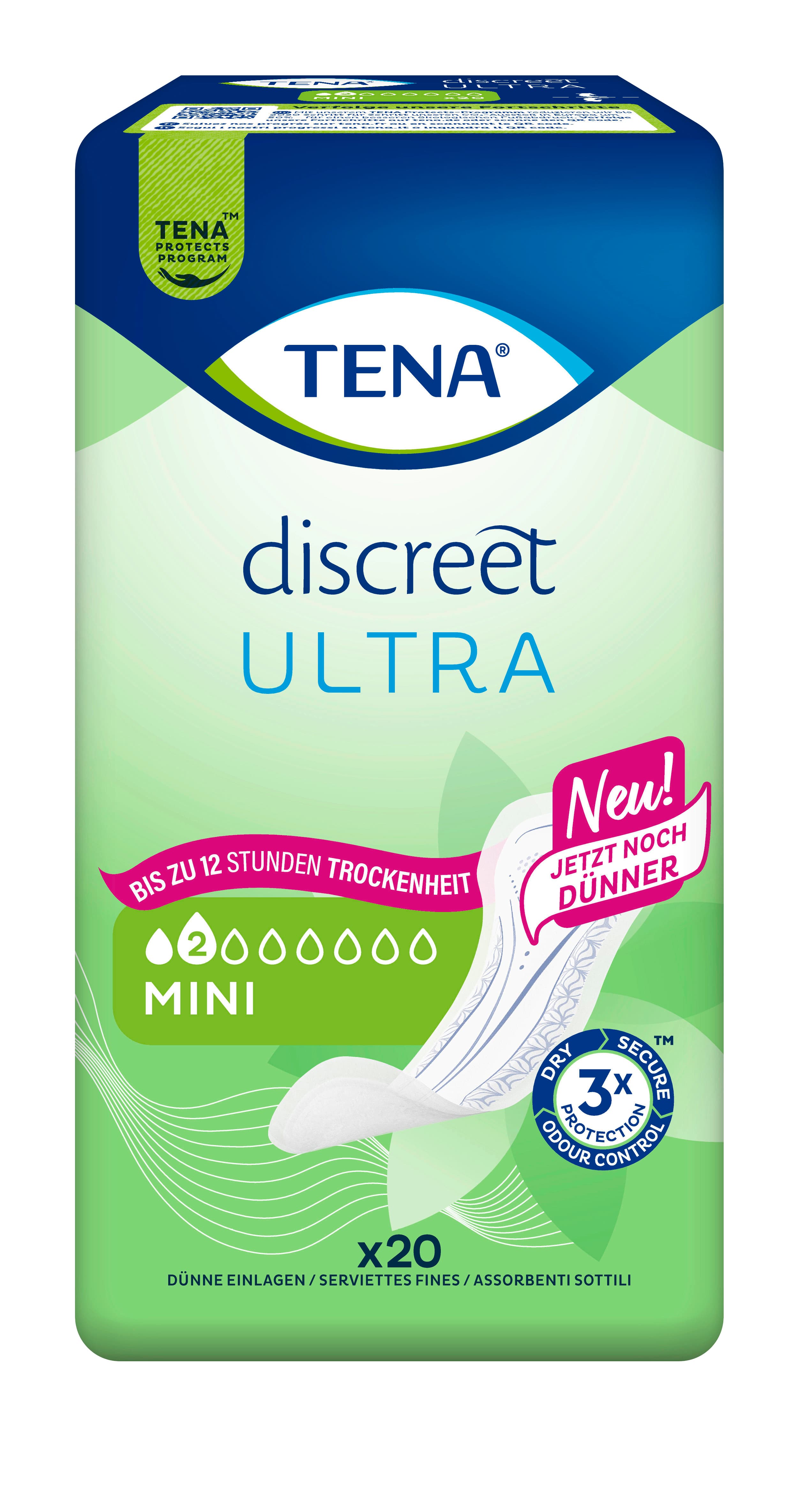 Tena discreet Ultra Inkontinenzeinlagen Mini