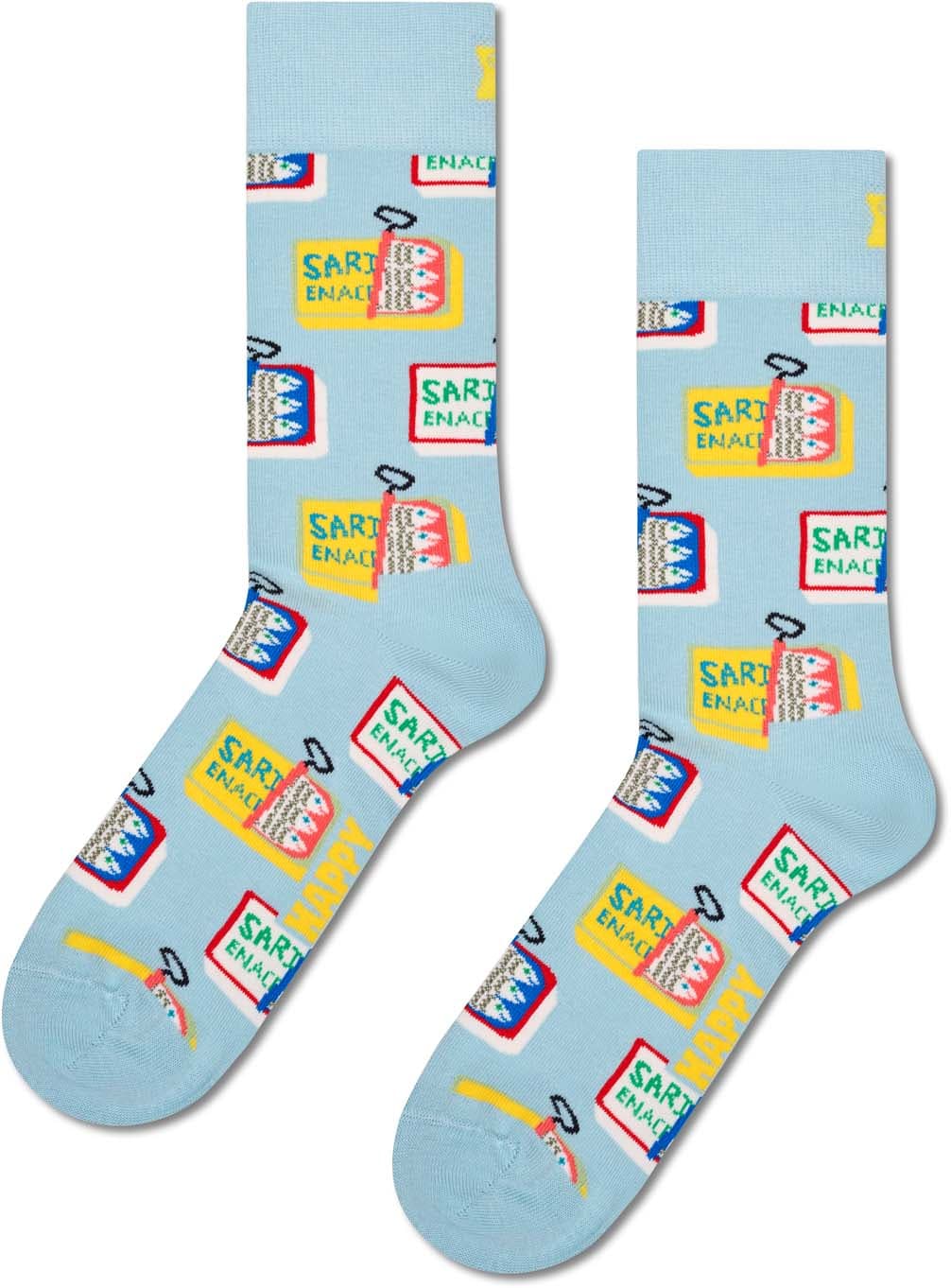 Happy Socks Unisex Socken Sardine Tin
