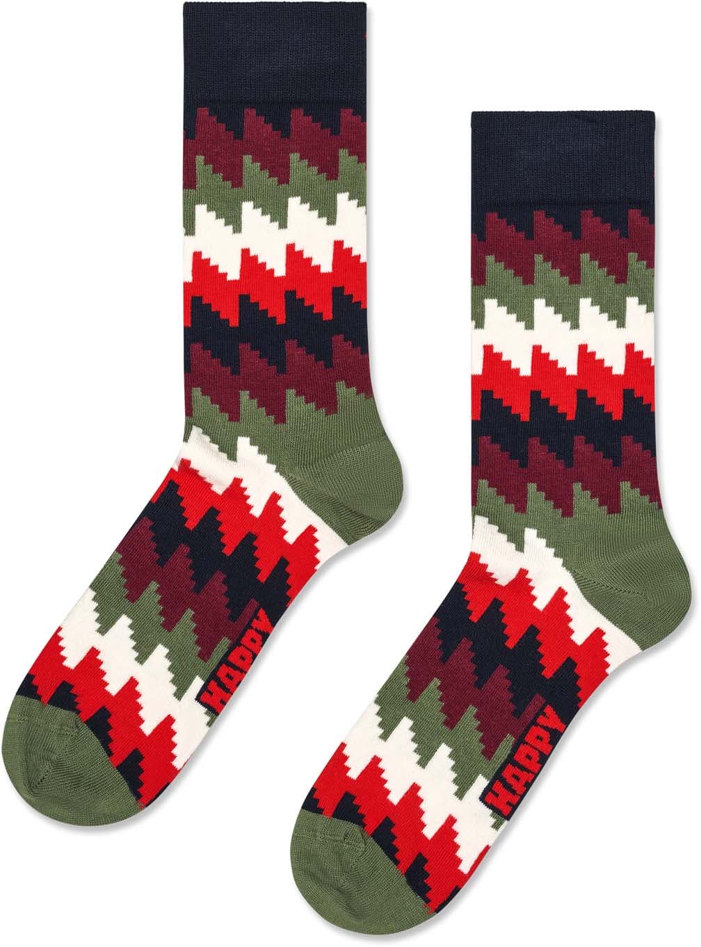 Happy Socks Unisex Socken Zig Zag