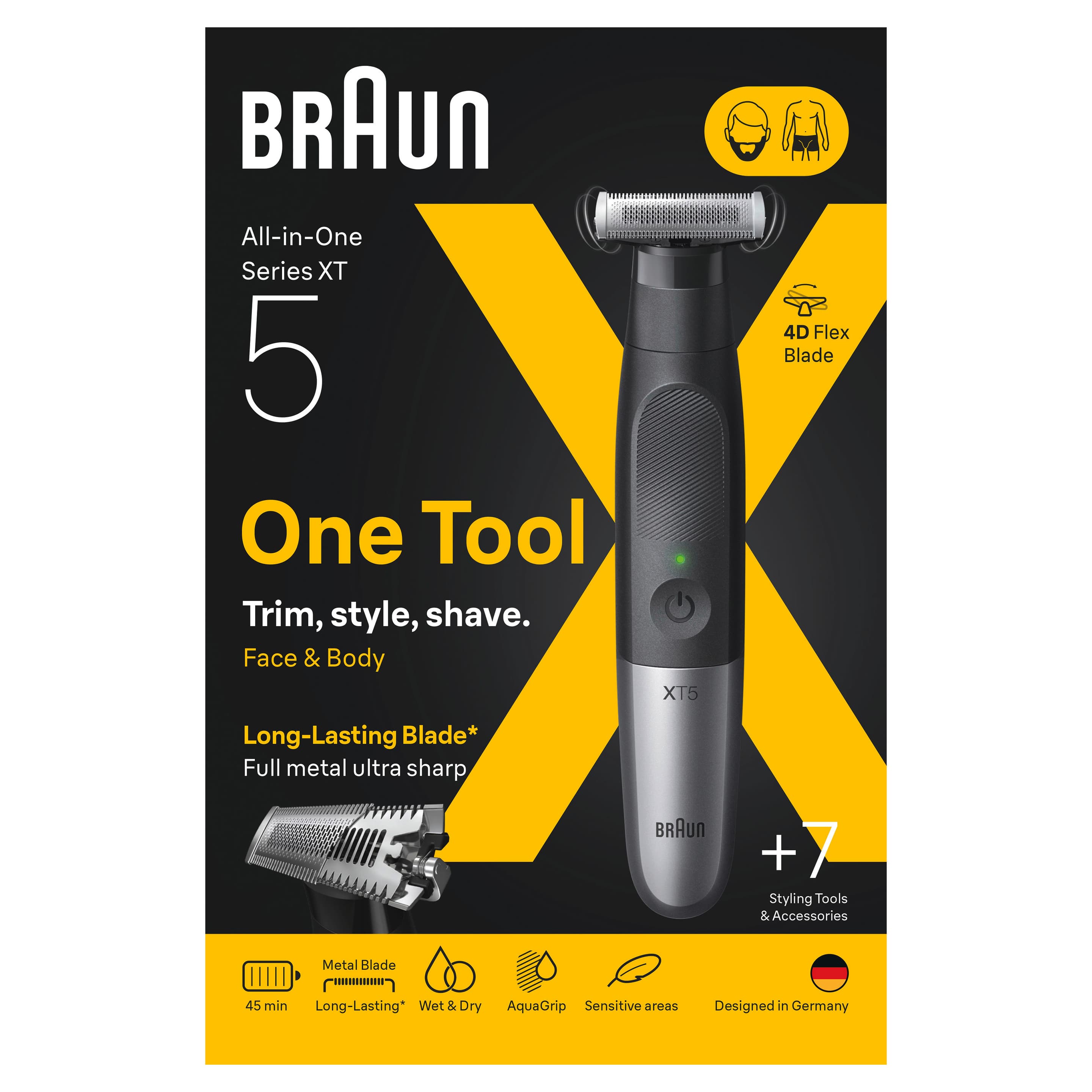 Braun Bartschneider XT5100 Face + Body