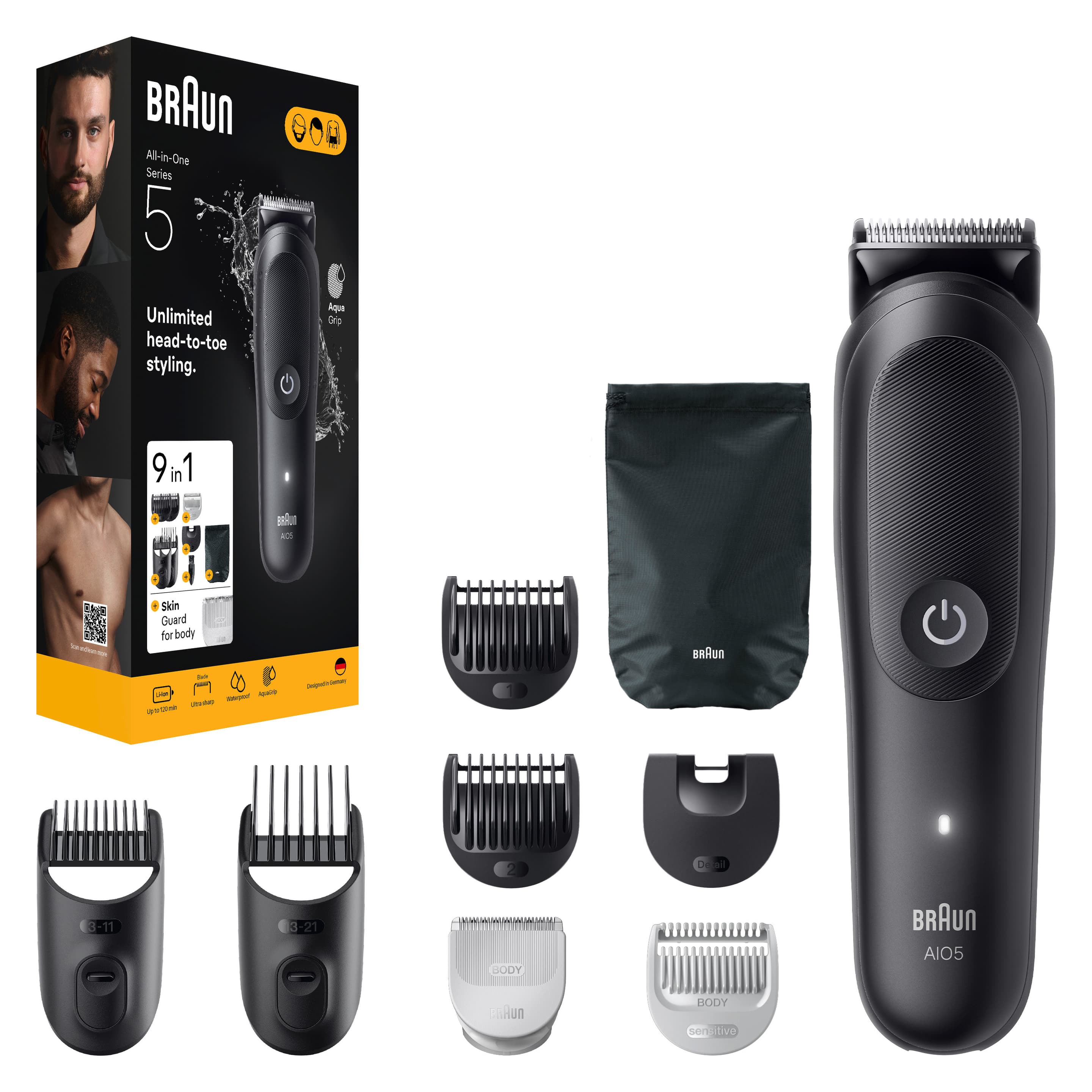 BRAUN Barttrimmer Series 5 All-In-One Style Kit AIO5540