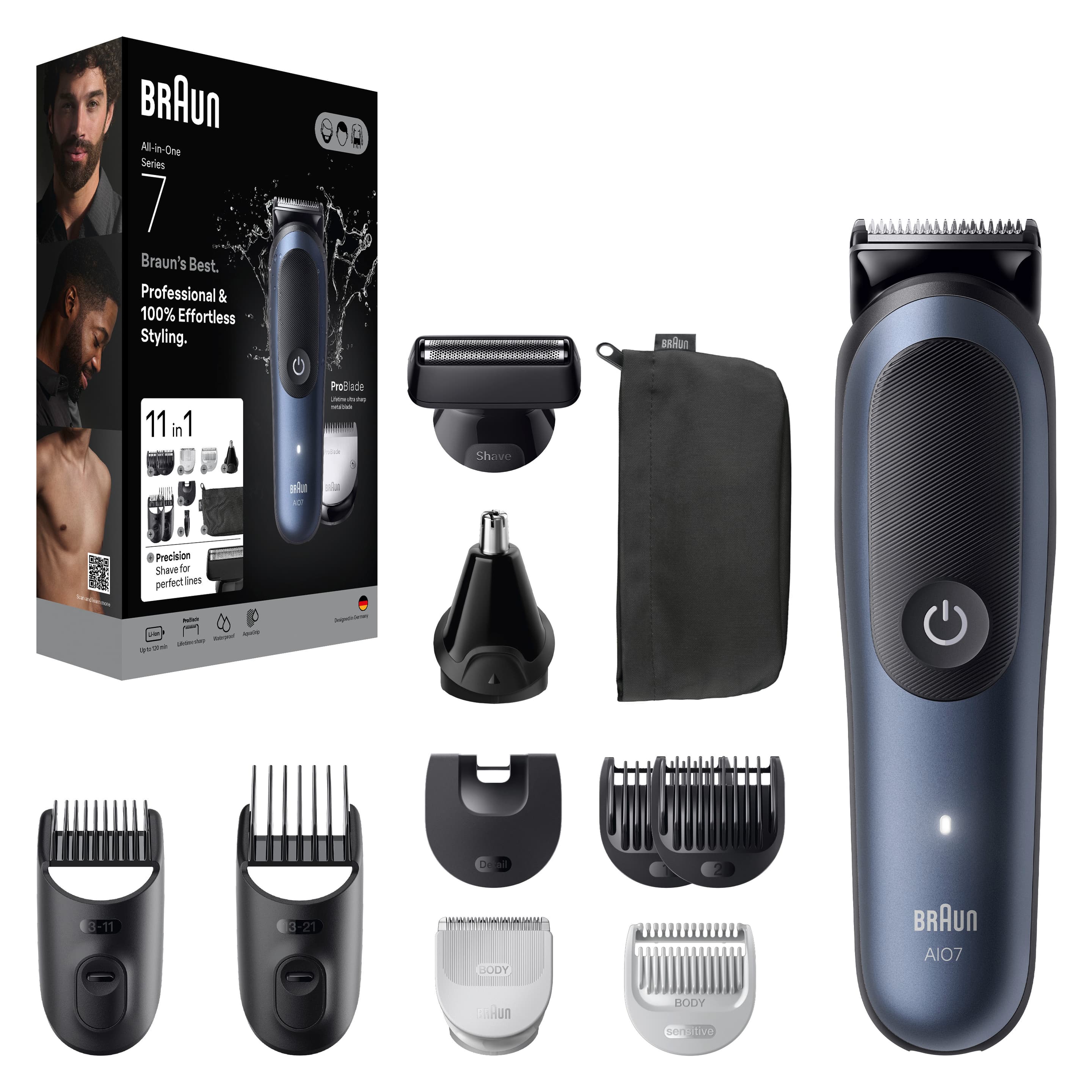BRAUN Barttrimmer Serie 7 All-In-One Style Kit AIO7540