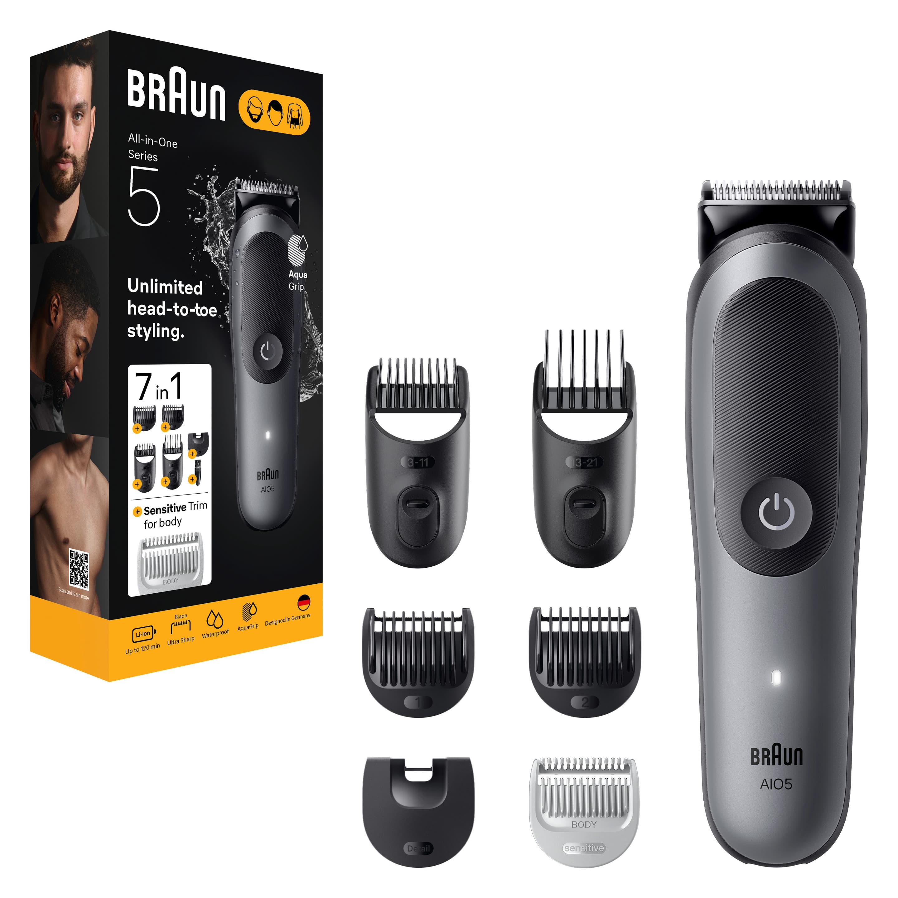 BRAUN Barttrimmer Series 5 All-In-One Style Kit AIO5520