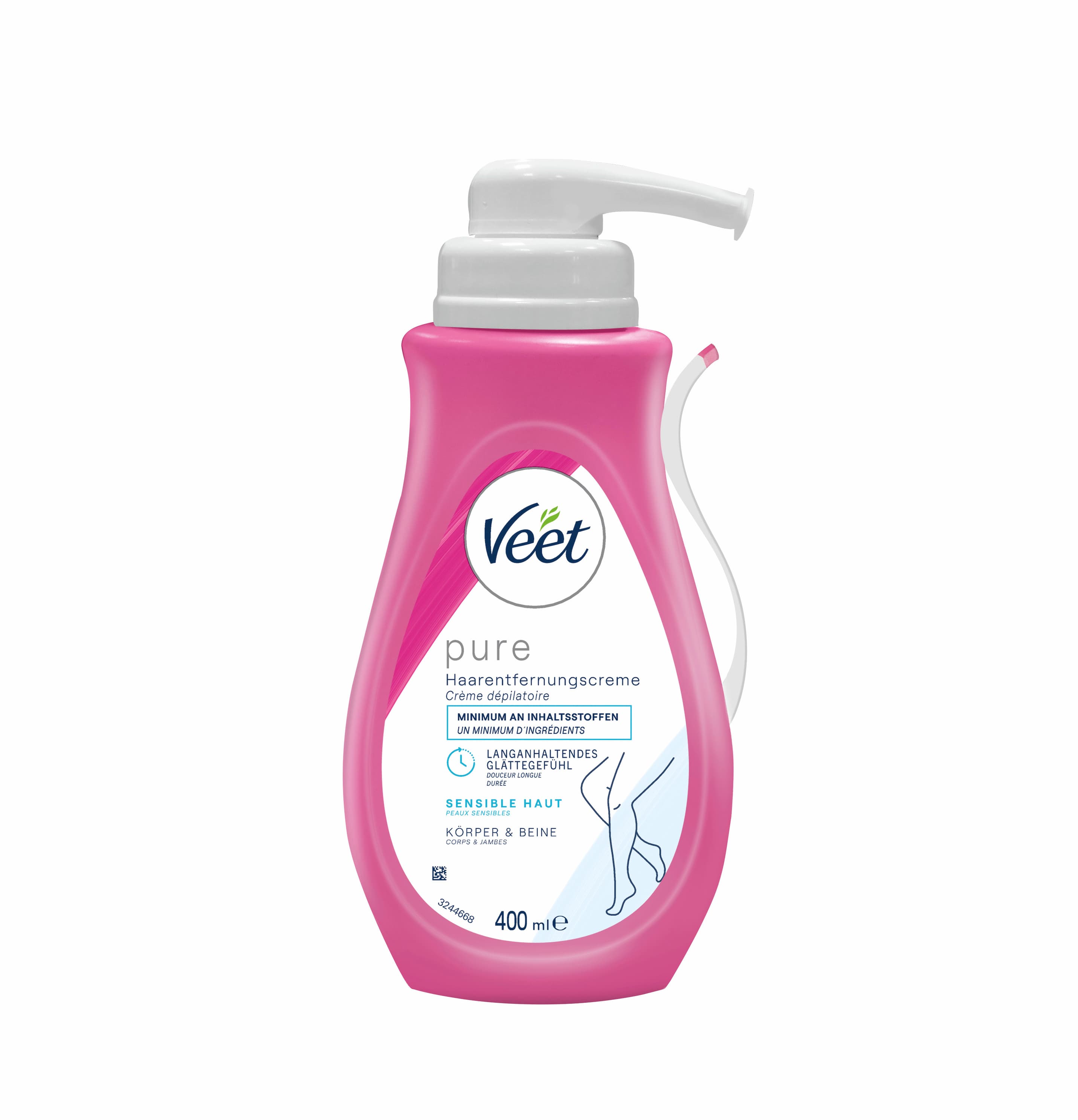 Veet pure Haarentfernungscreme Sensitive Pumpspender