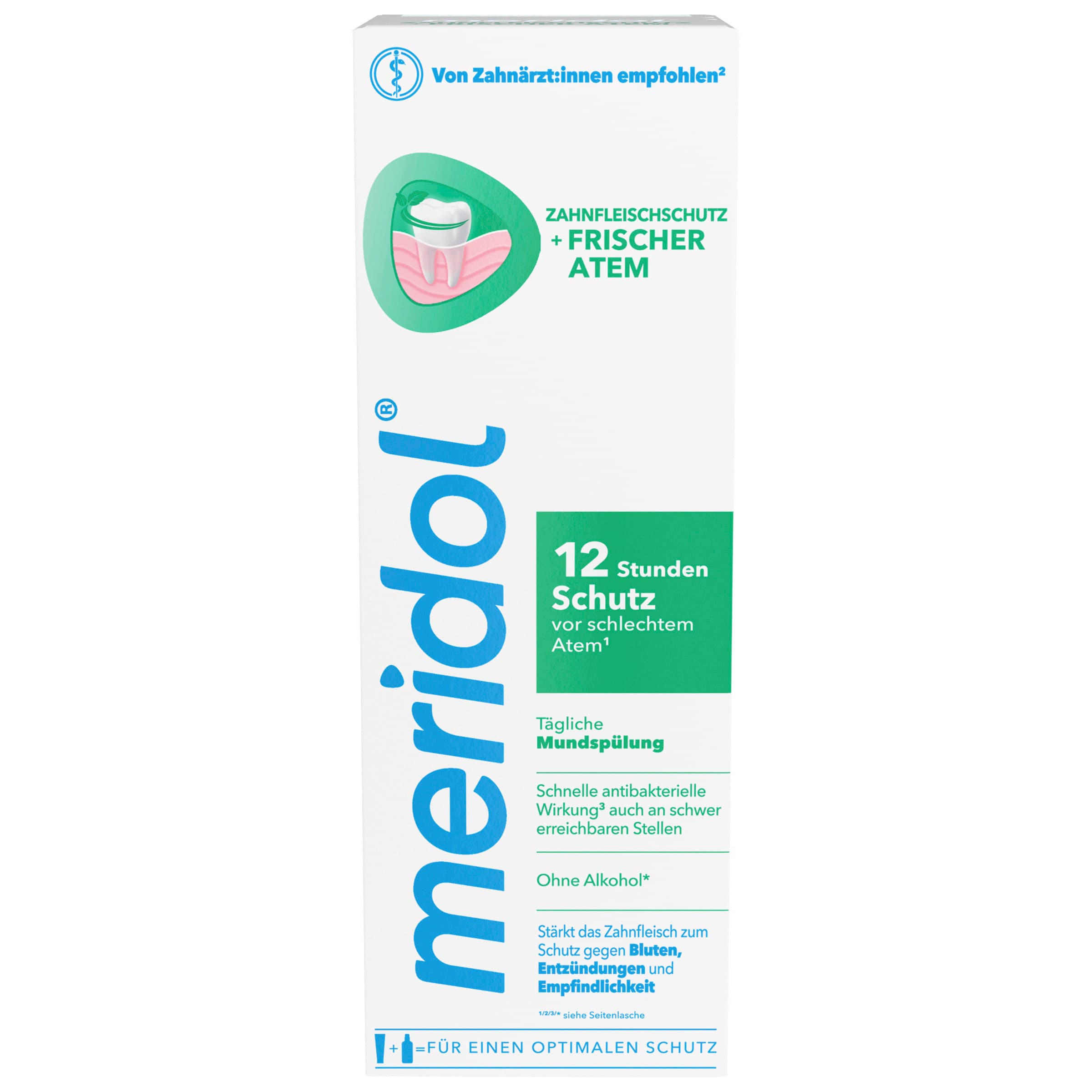 meridol Mundspülung Zahnfleischschutz & Frischer Atem - 12h frischer Atem