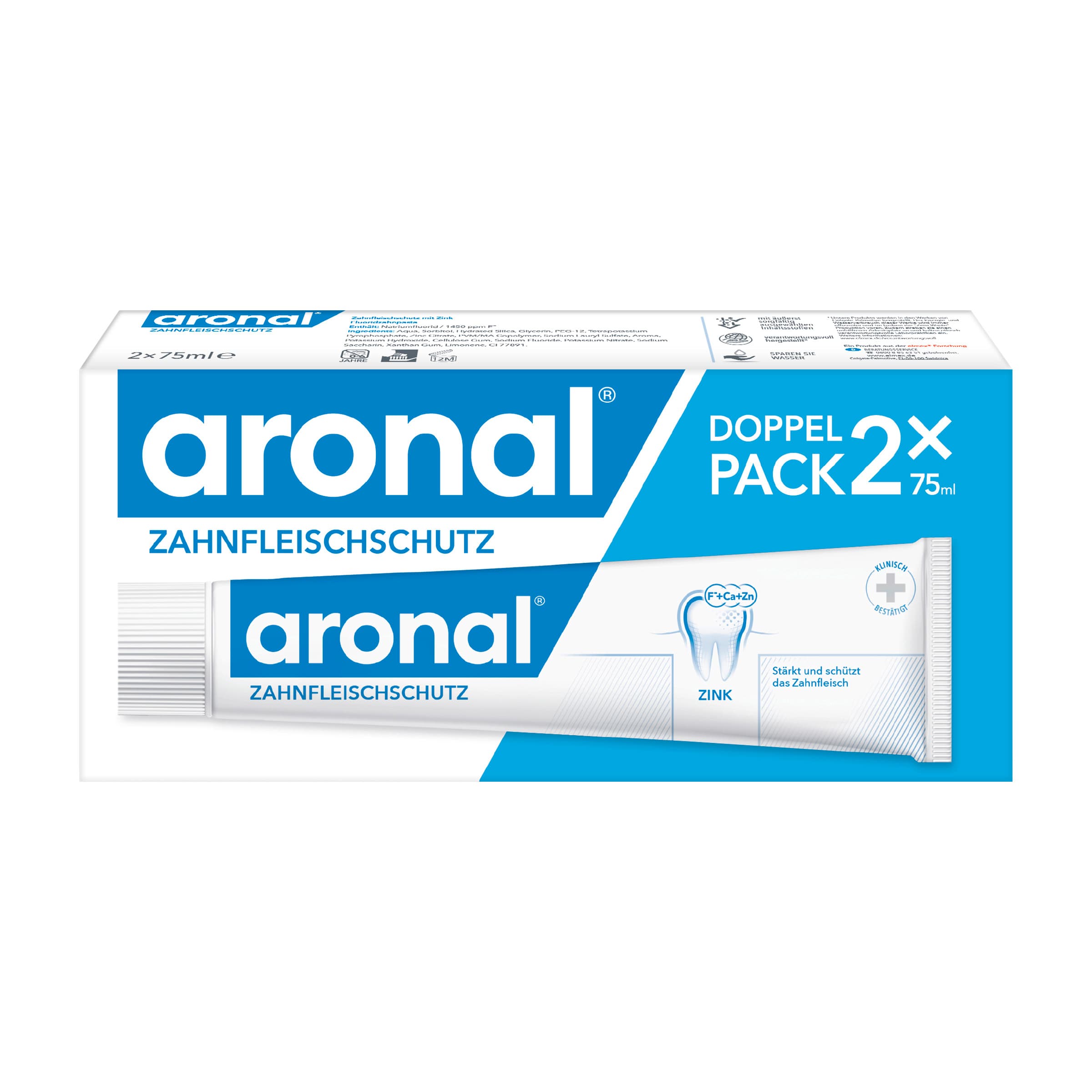 aronal Zahnfleischschutz Zahnpasta Doppelpack