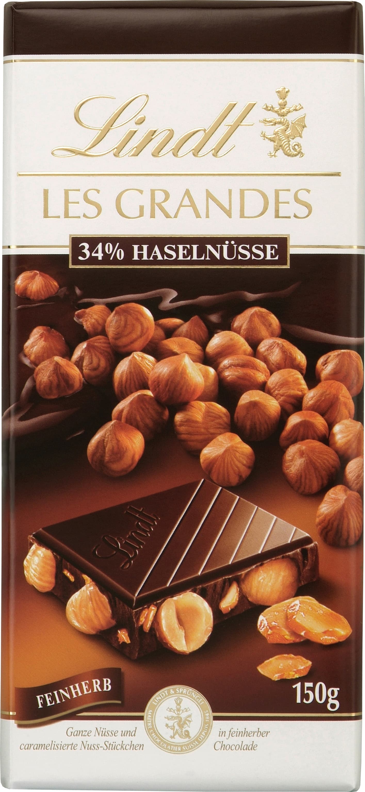 Lindt Les Grandes Haselnüsse feinherb