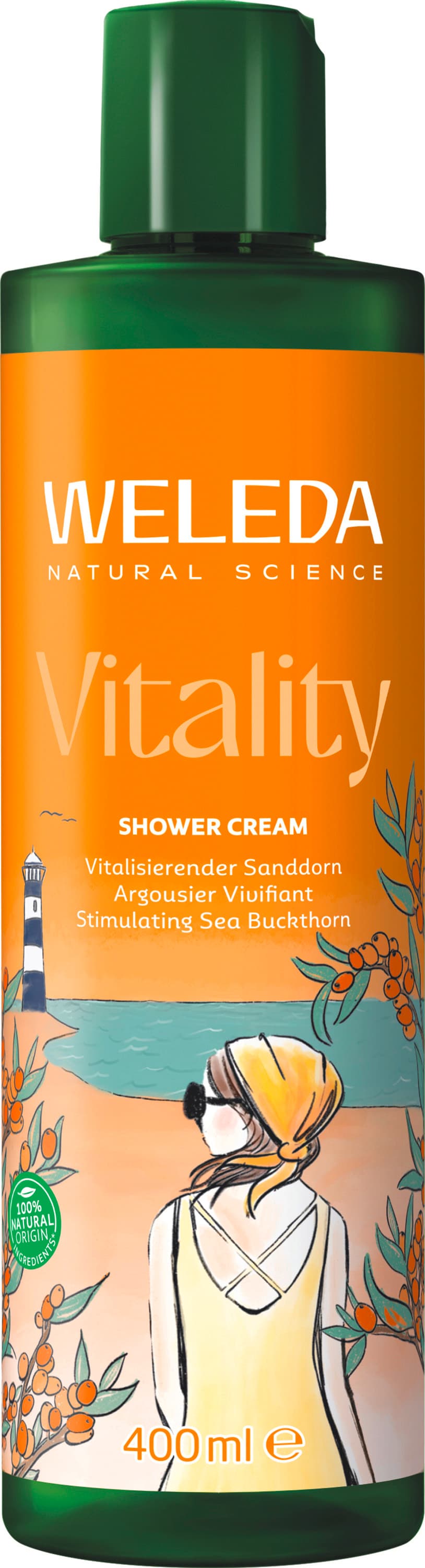 WELEDA Vitality Shower Cream Sanddorn