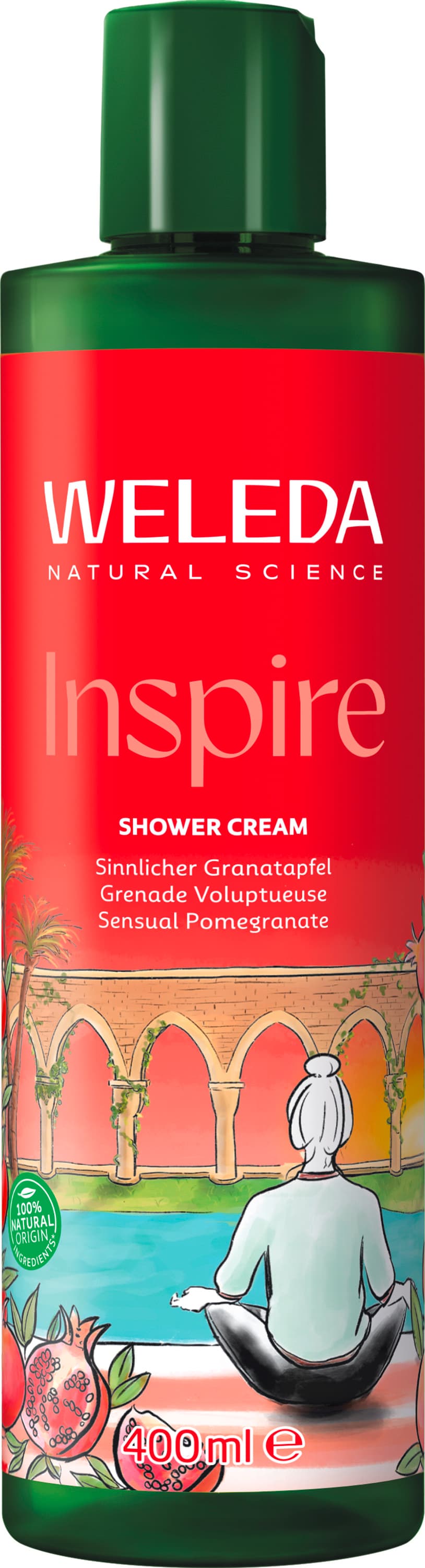 WELEDA Inspire Shower Cream Granatapfel