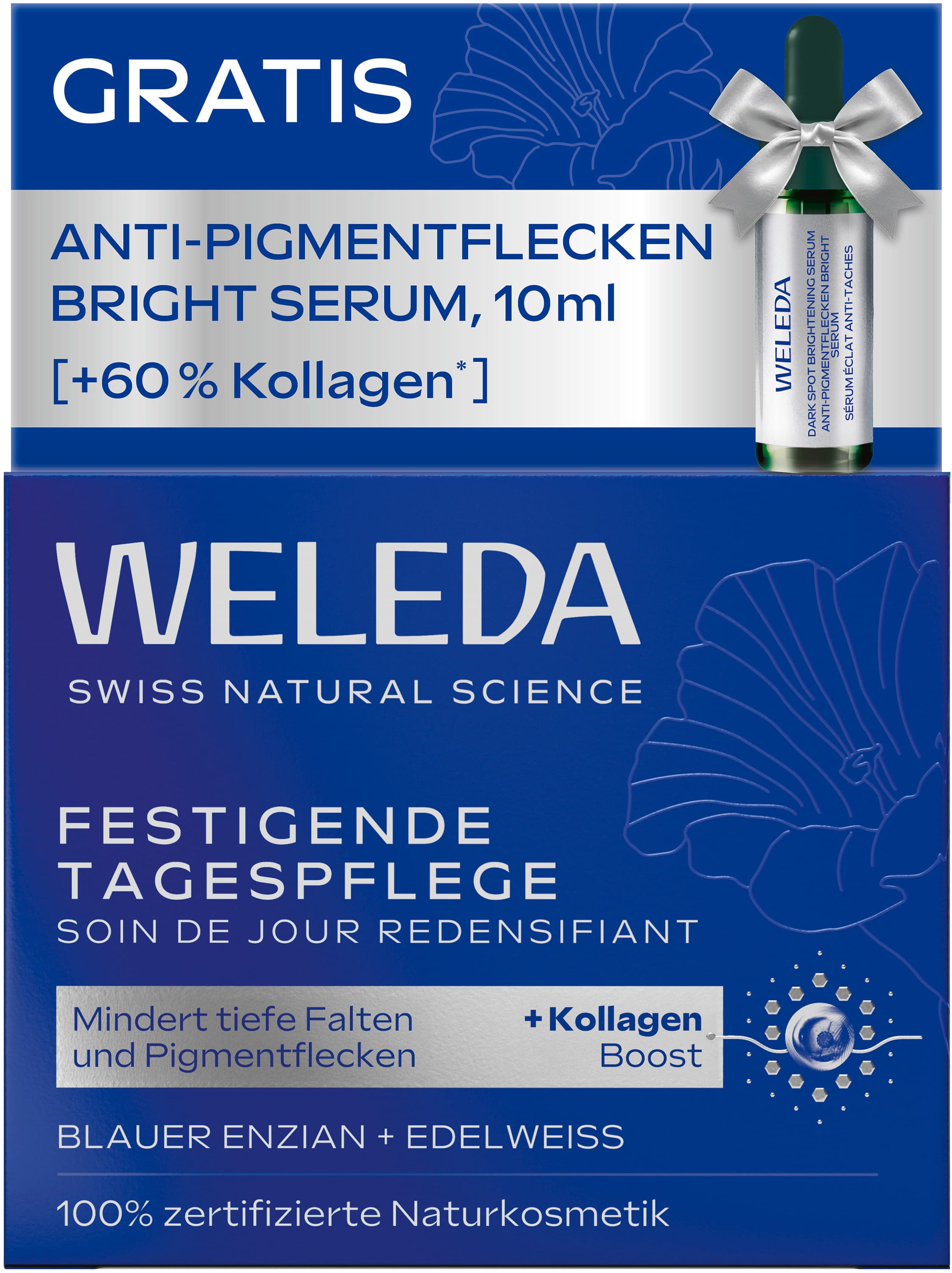 WELEDA Festigende Tagespflege Blauer Enzian & Edelweiss