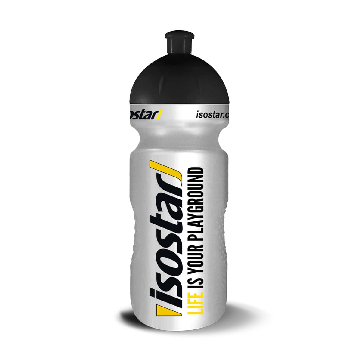 Isostar Trinkflasche Push Pull Bidon Silver 650ml