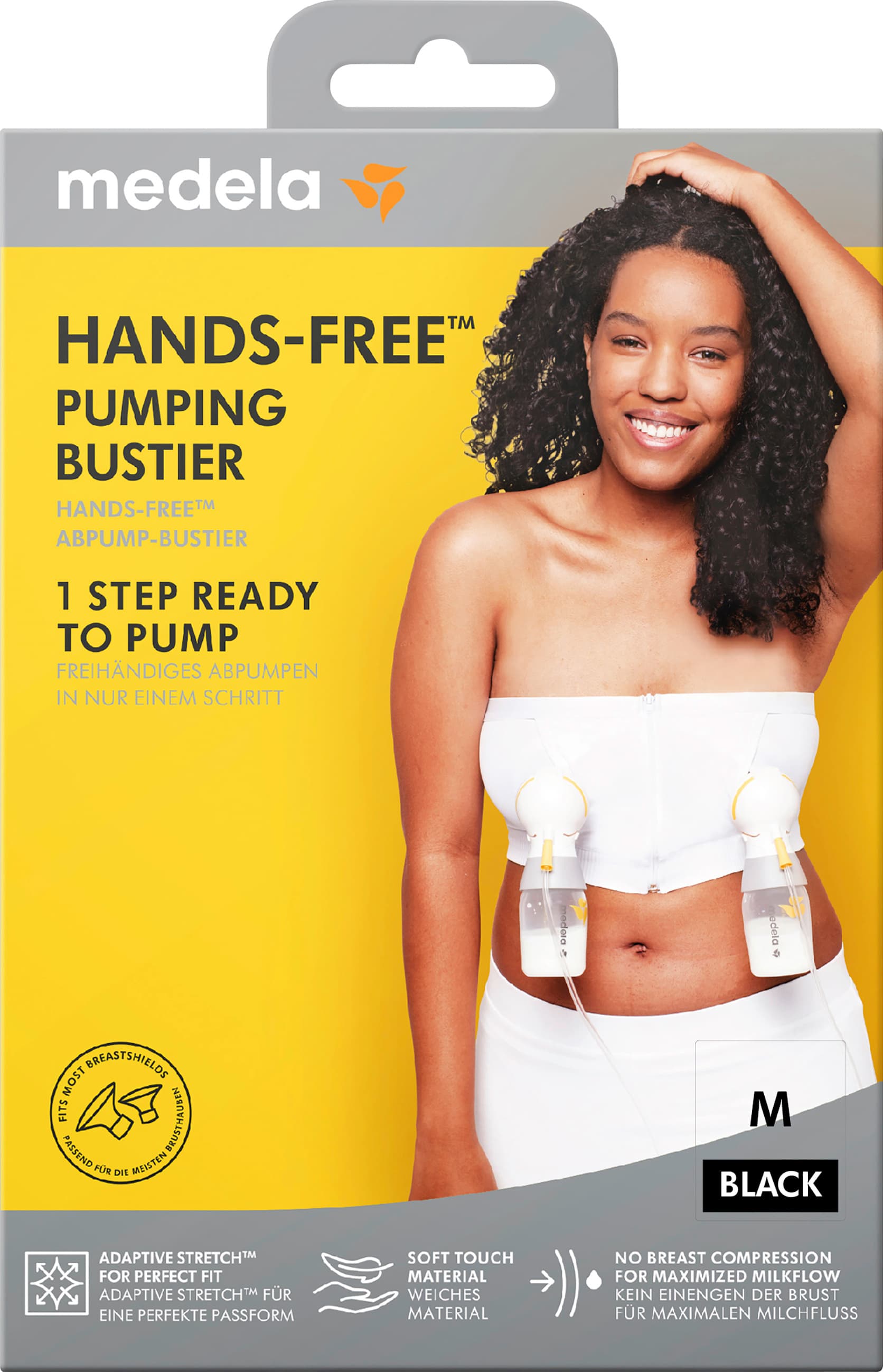 Medela Hands-free™ Abpump-Bustier schwarz