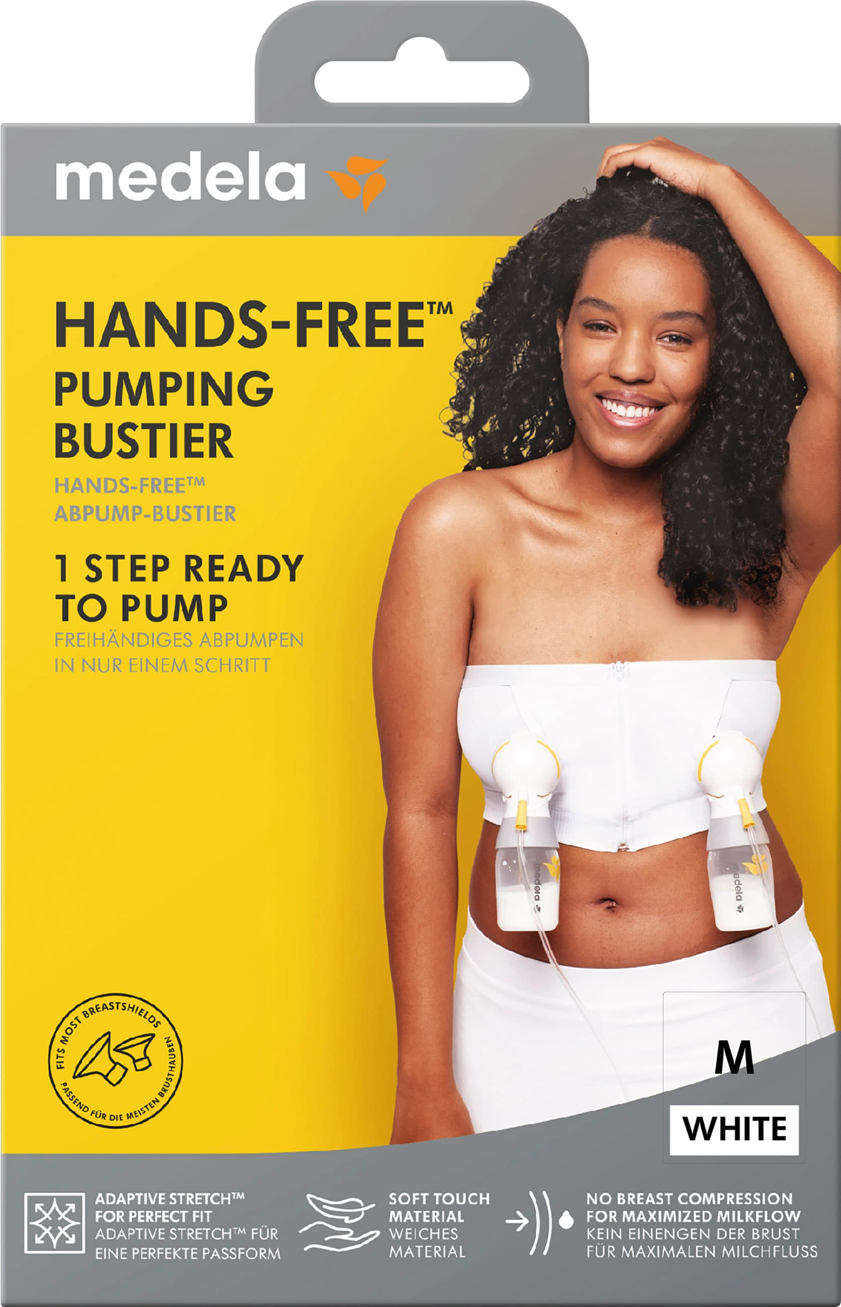 Medela Hands-free™ Abpump-Bustier weiß