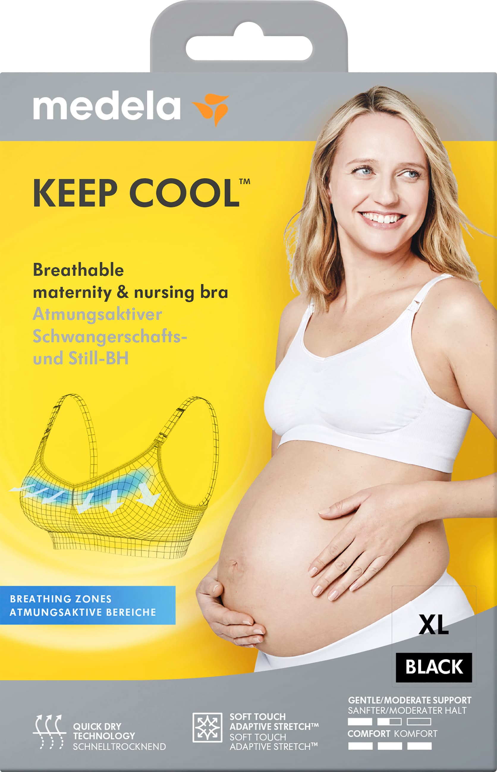 Medela Keep Cool™ Schwangerschafts- und Still-BH schwarz