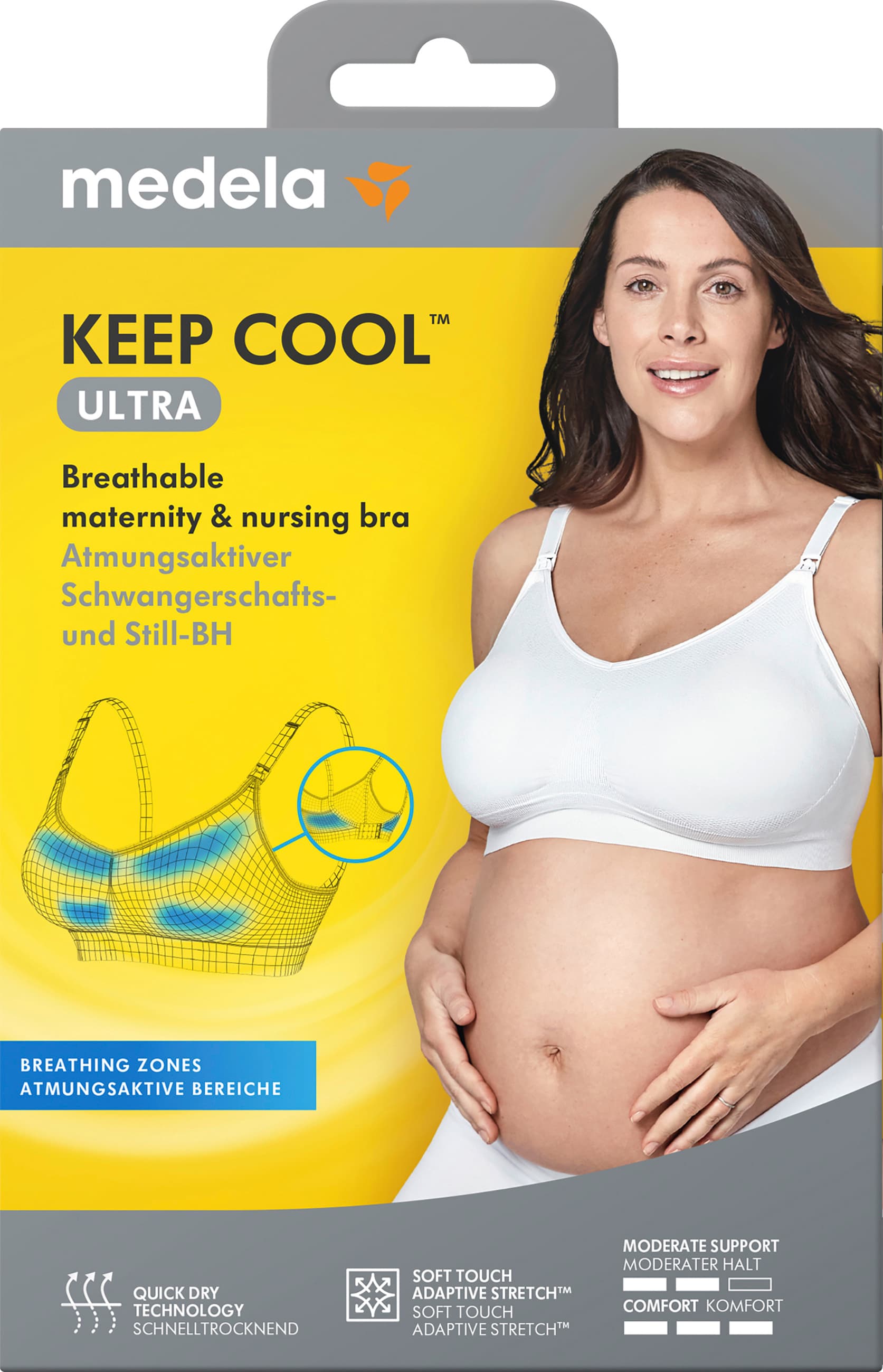 Medela Keep Cool™ Ultra Komfort Schwangerschafts- und Still-BH, weiß