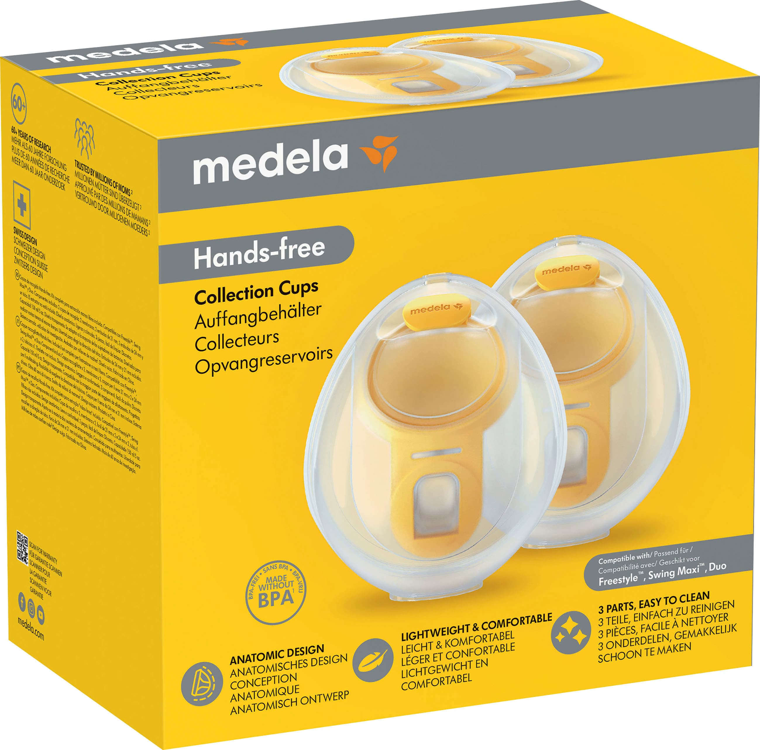 Medela Doppelpumpschalen Handsfree