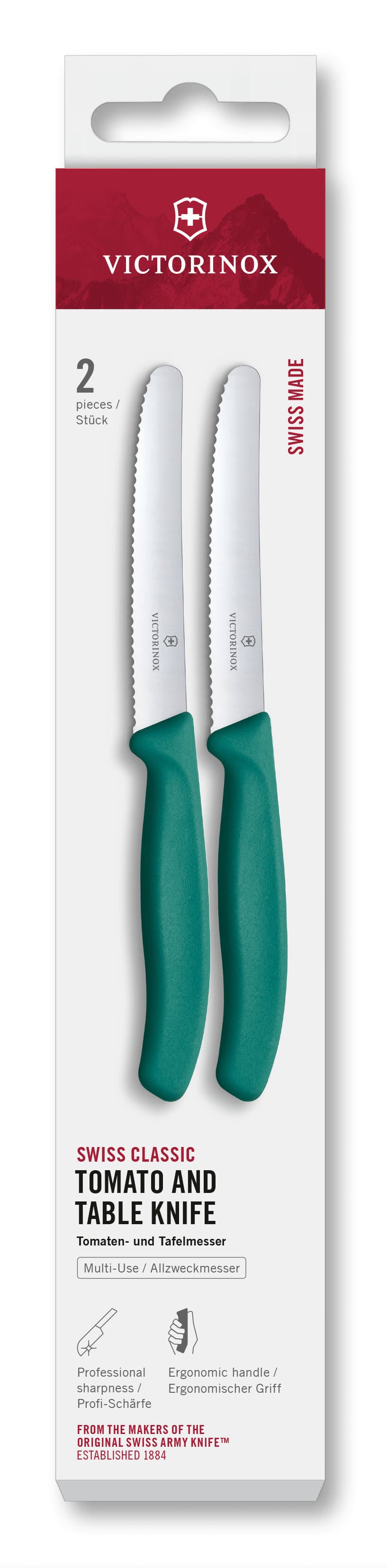 VICTORINOX Tomatenmesser SwissClassic 2er Set